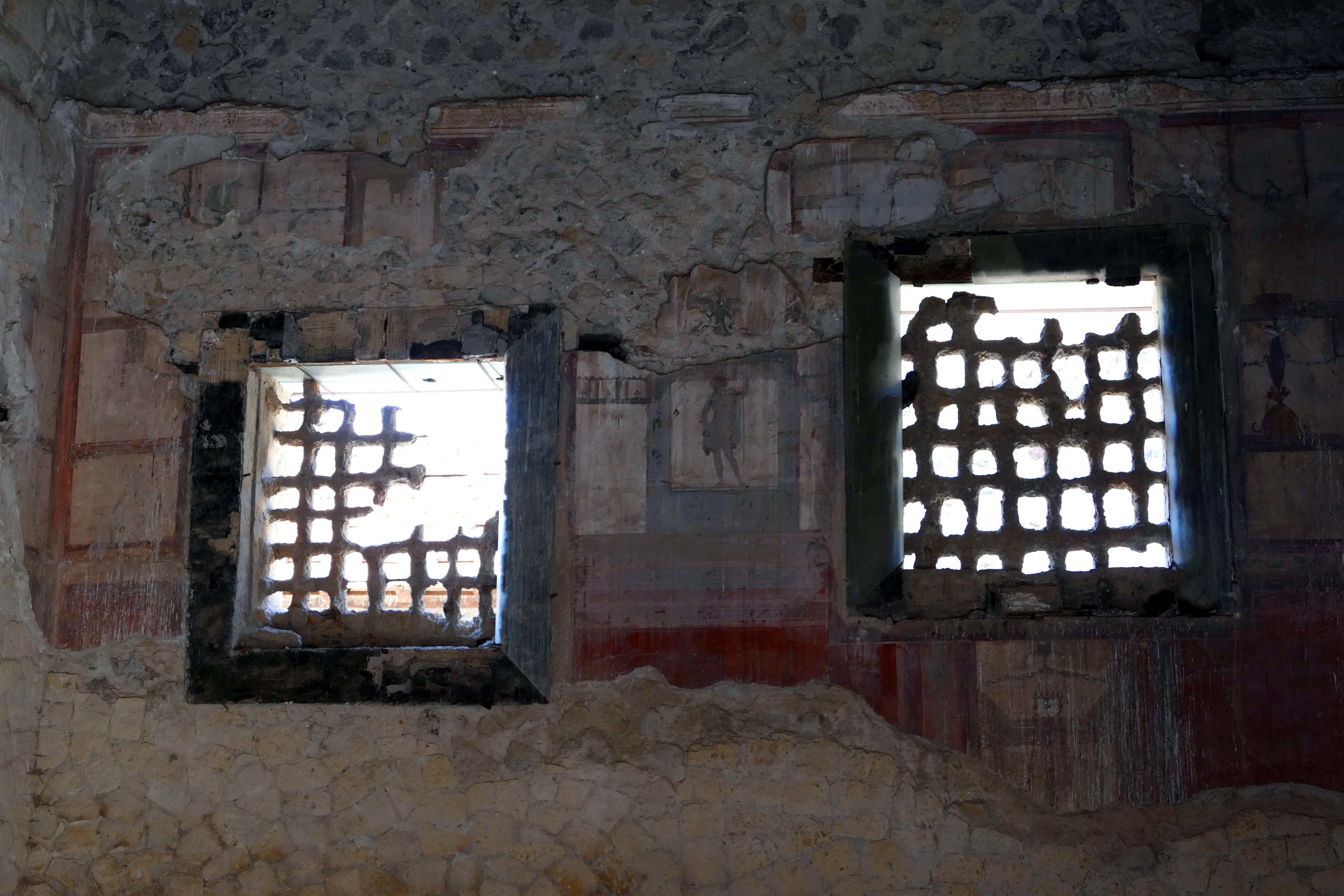 windows in Herculaneum. Roman. 1st century AD. [5472x3648] [OC] r