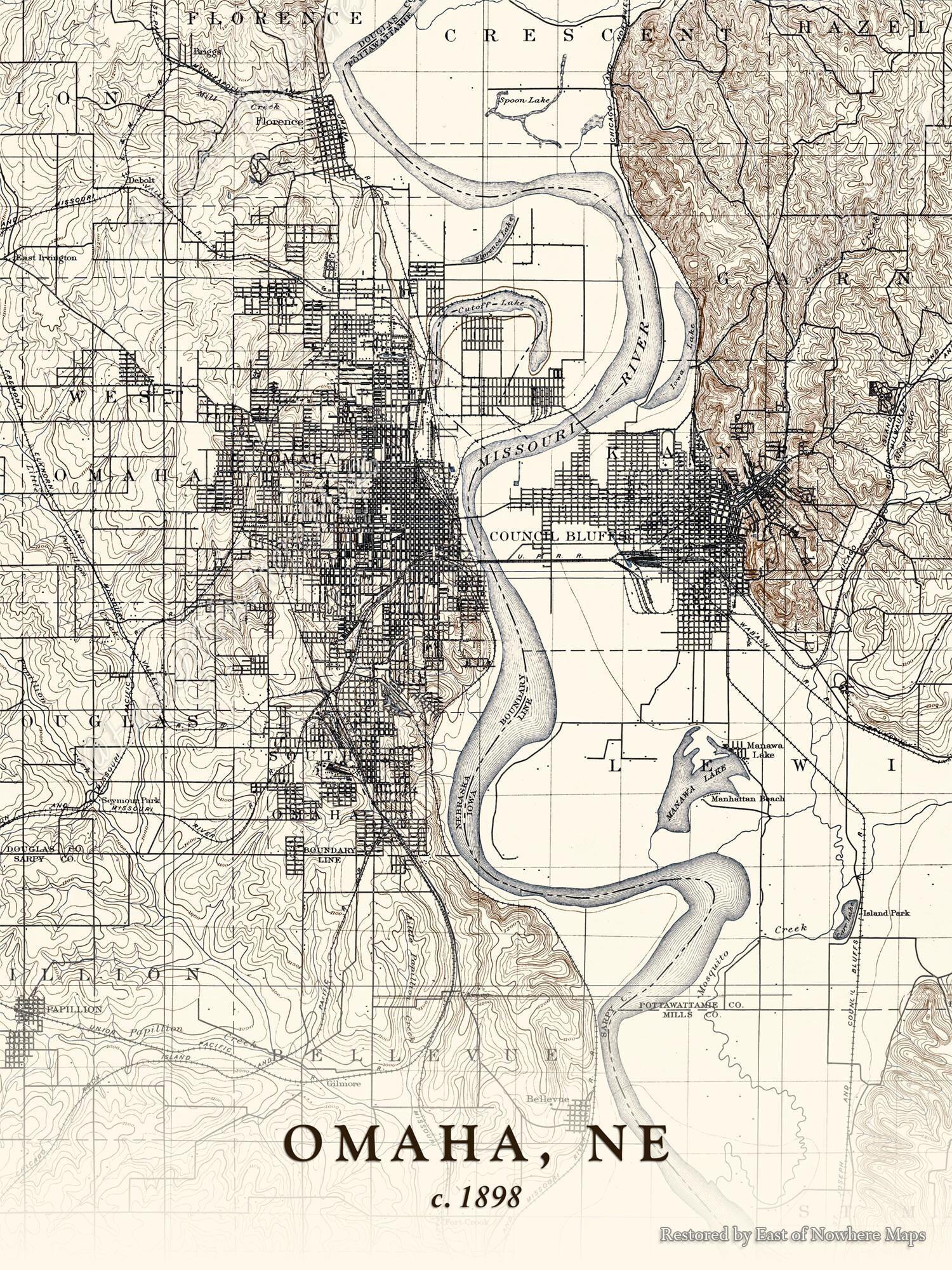 Map Of Omaha Ne