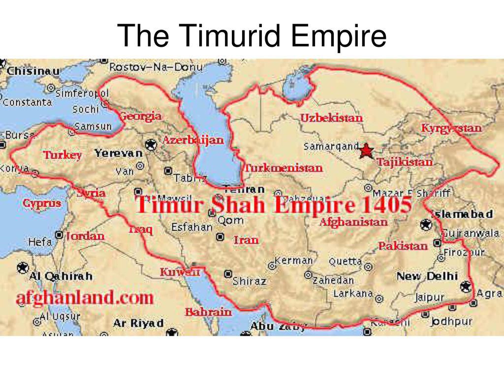 The (Almost unheard of) Timuran Empire (Tamerlane) r/MapPorn
