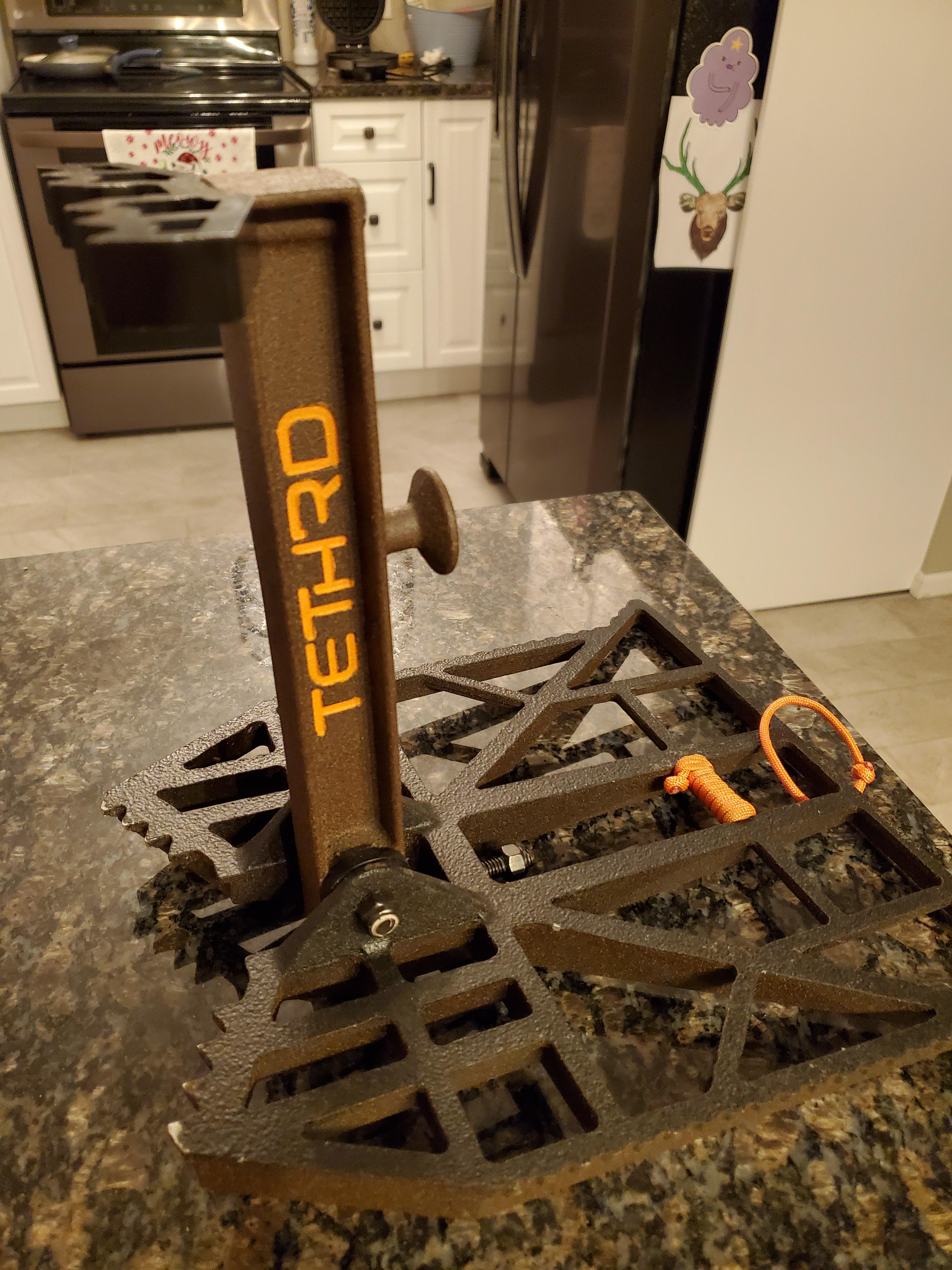 Here's my rattle can platform I just finished up. Textured paint along