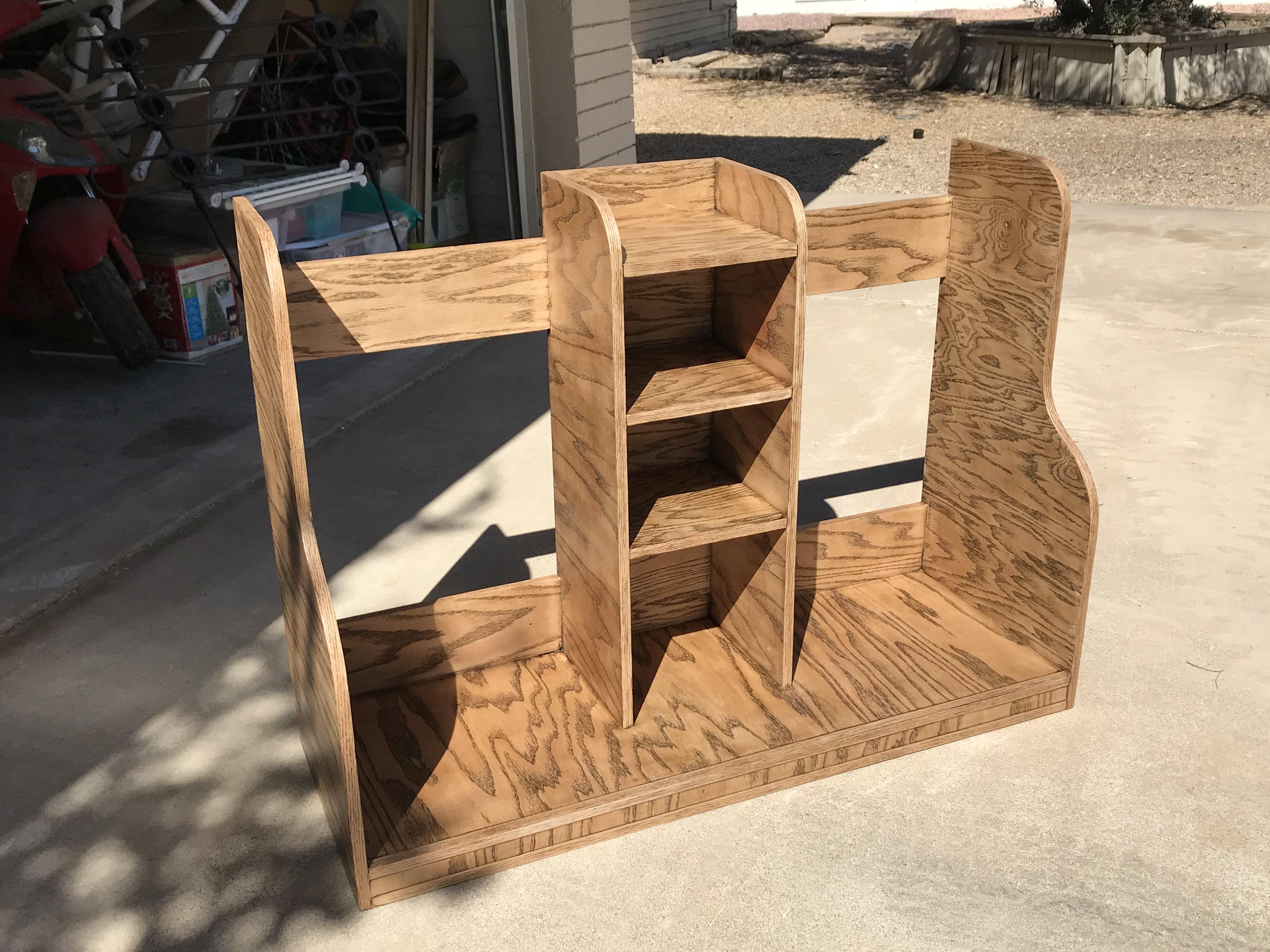 My brother and I made this golf bag organizer for my mom for Mother’s