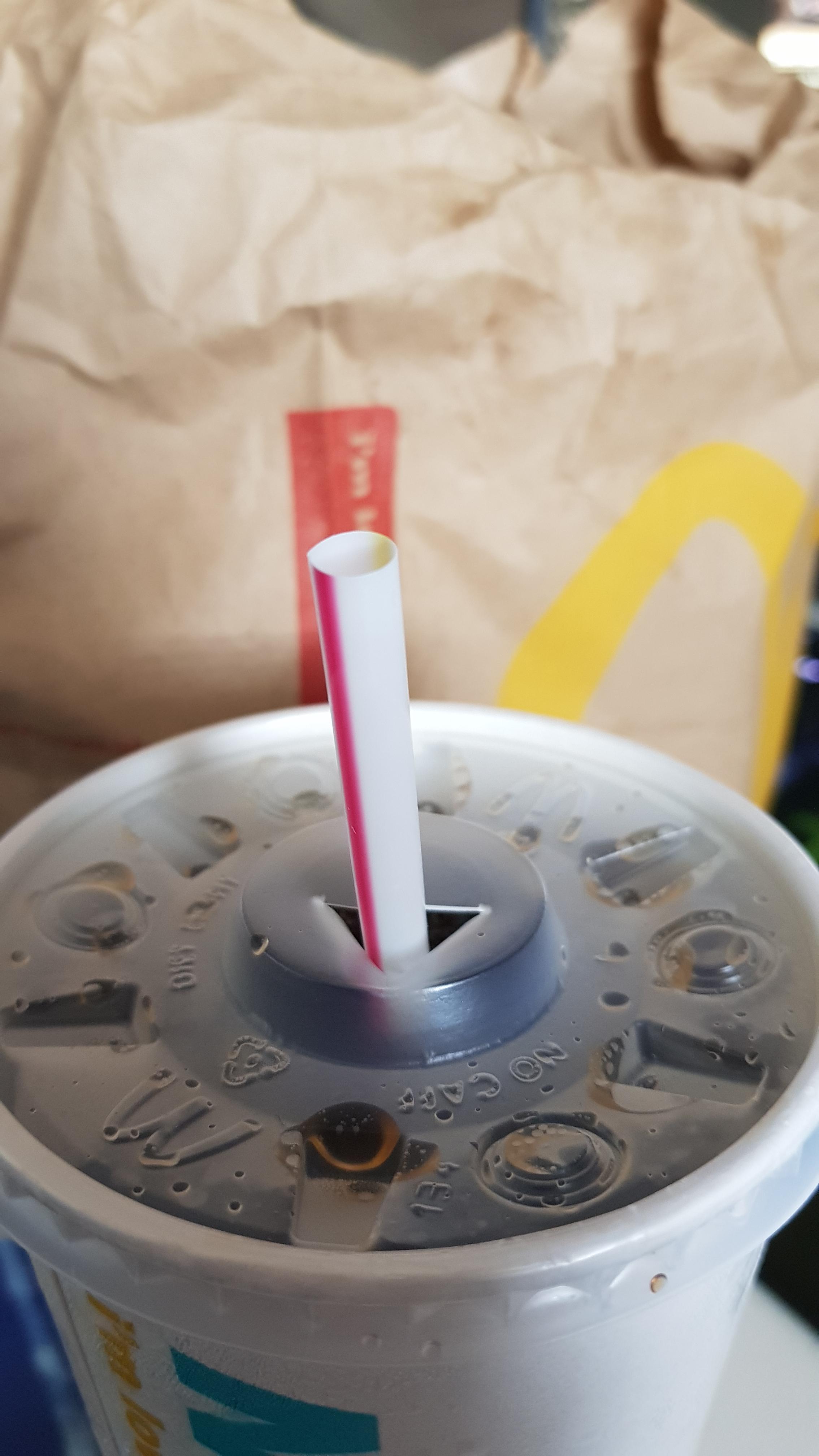 My local McDonald’s just went back to the classic plastic straws. r