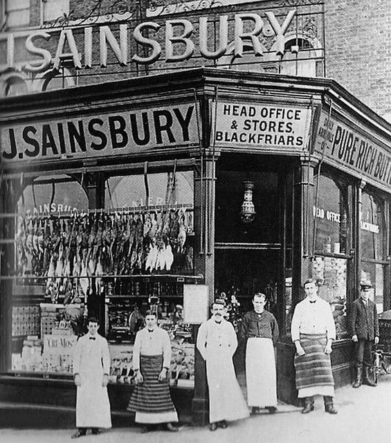 The staff of J. Sainsbury, Drury Lane, London, in 1869 r/OldSchoolCool
