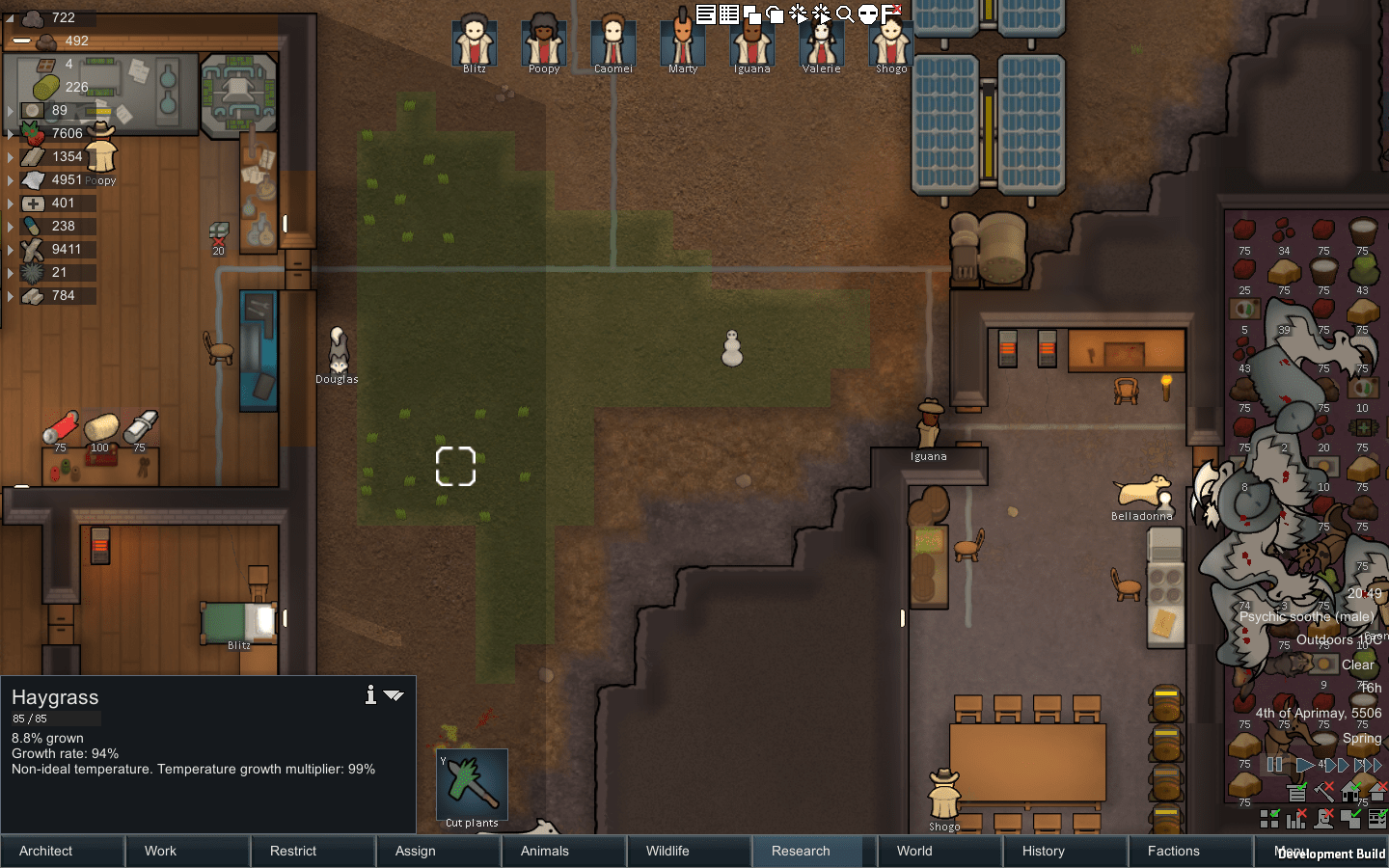 Can't grow plants here right now because "Bad temperature" yet those