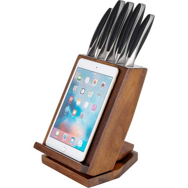 Ozeri OZK5 Knife Block Set w/Various Sizes and Knife Block with a