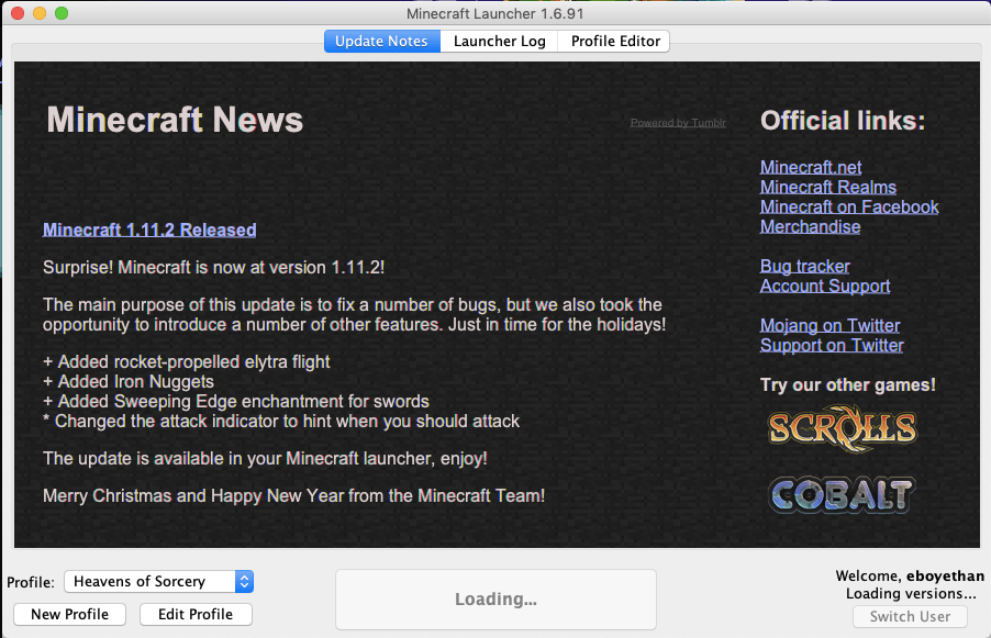 Twitch launcher boots up the old minecraft launcher, and the play