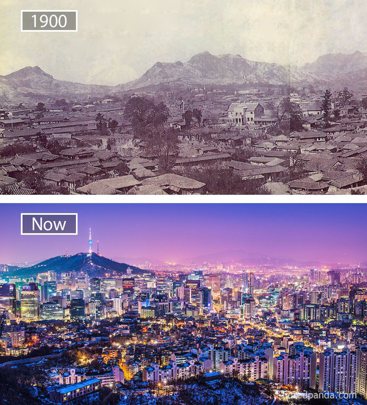Seoul then and now r/korea