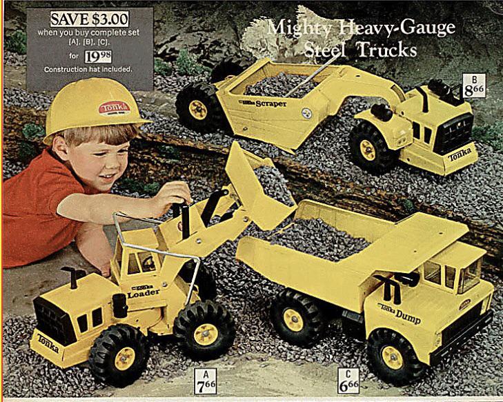 Tonka / Tonka Mighty Tuff Tow And Go Kids Large Dump Truck Mega Blocks