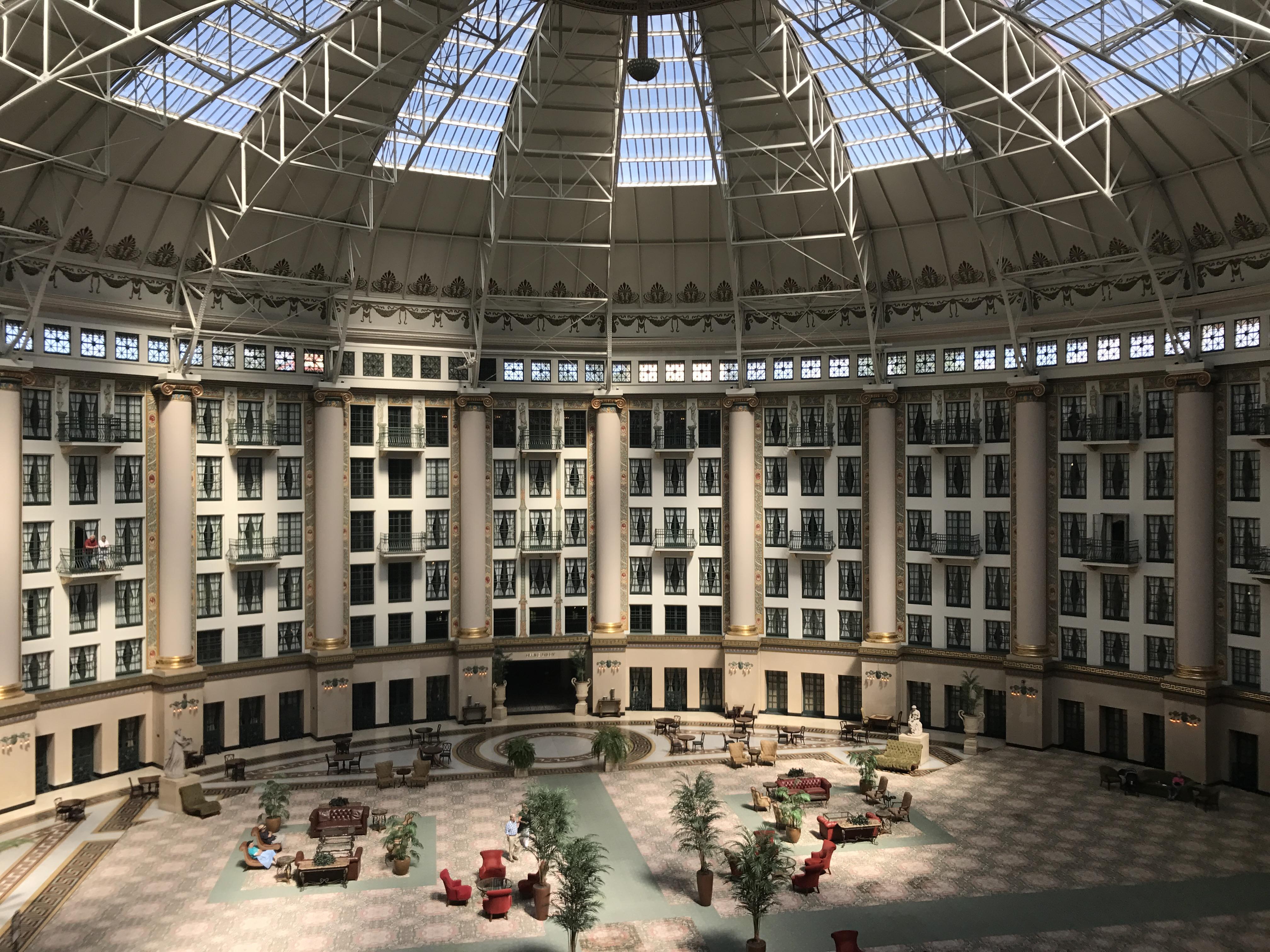 The atrium of the West Baden Springs Hotel r/AccidentalWesAnderson