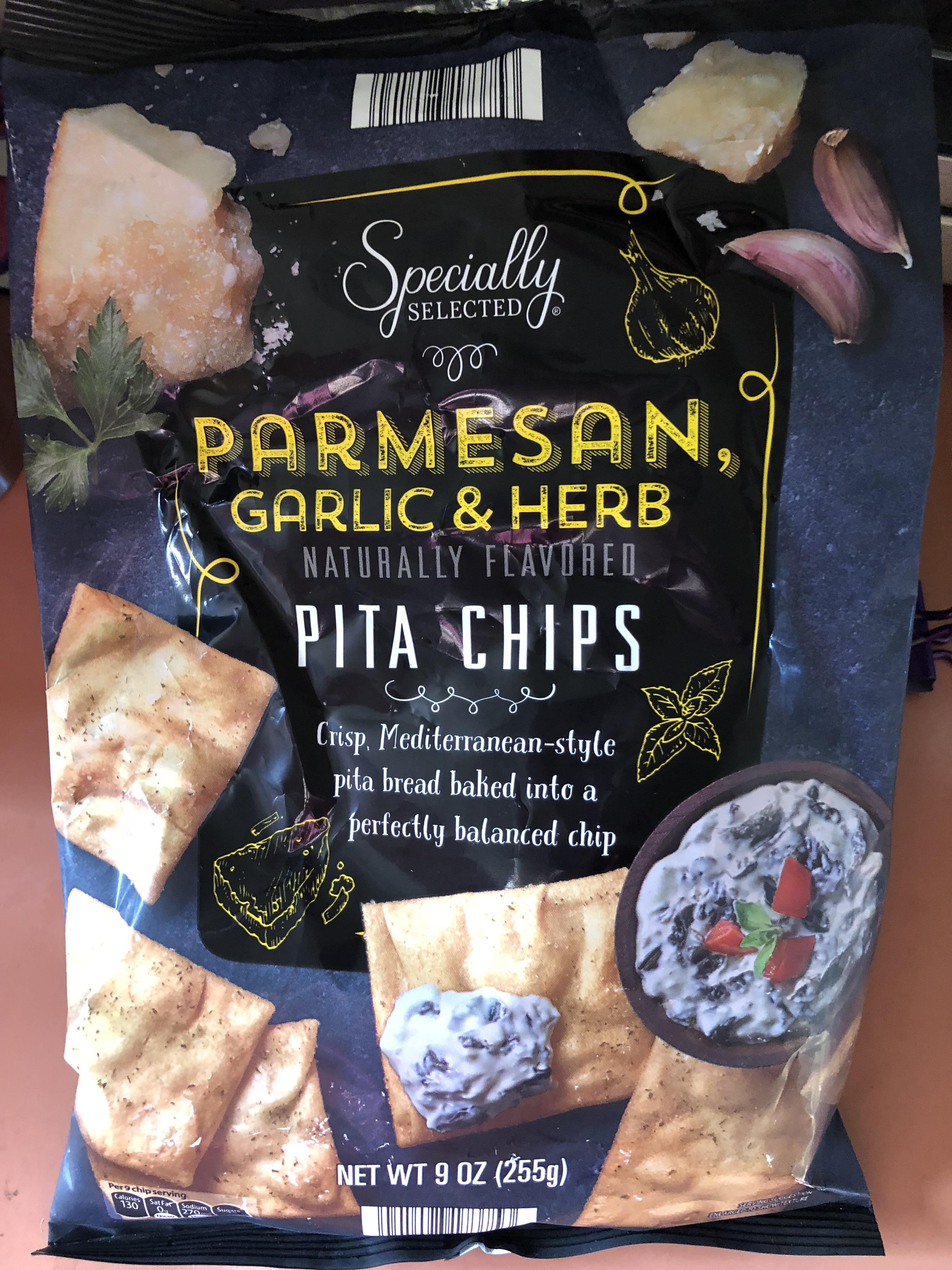 This Parmesan Garlic & Herb Pita Chips is so good, highly