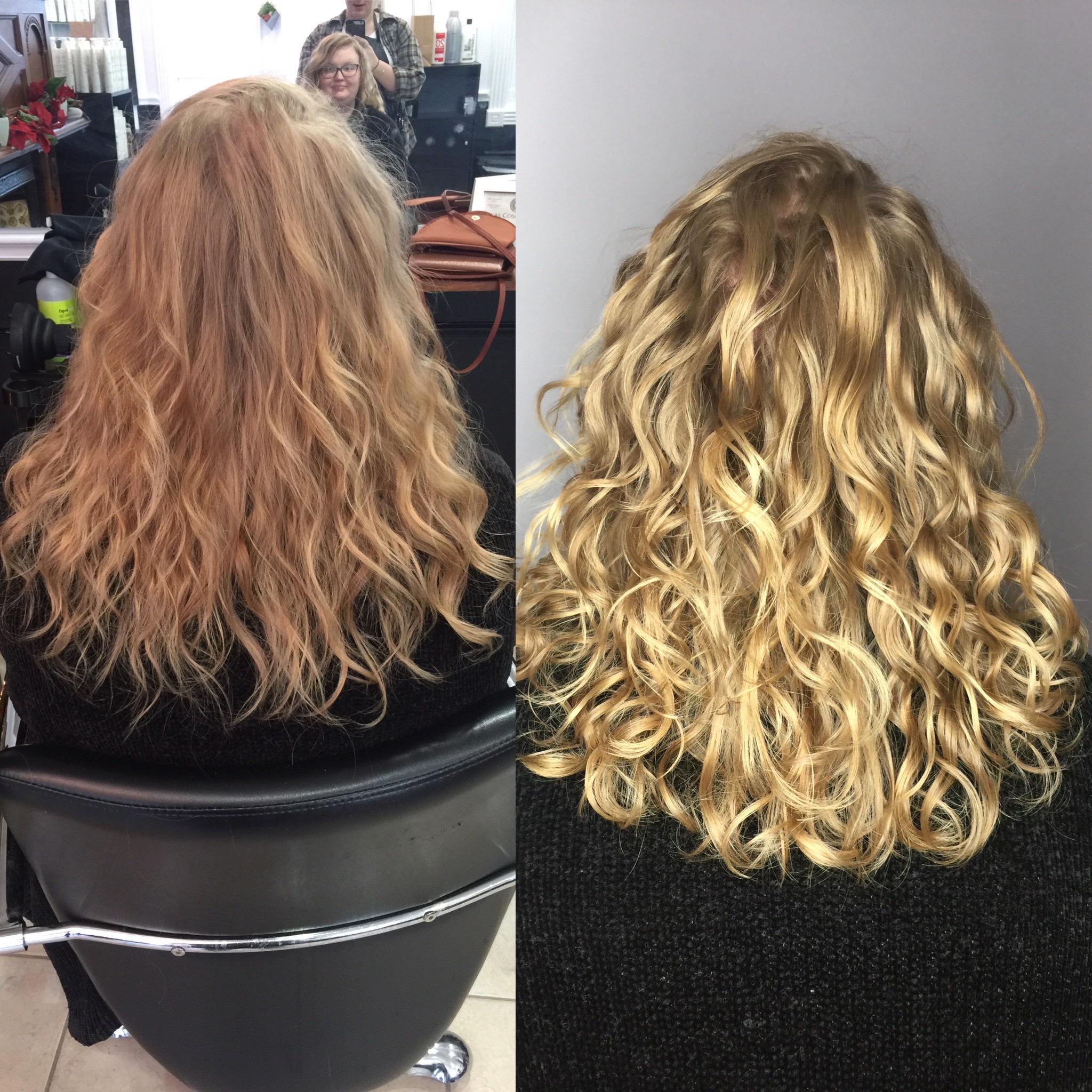 Deva cut before and after, it’s been 9 days and I’m still so so happy