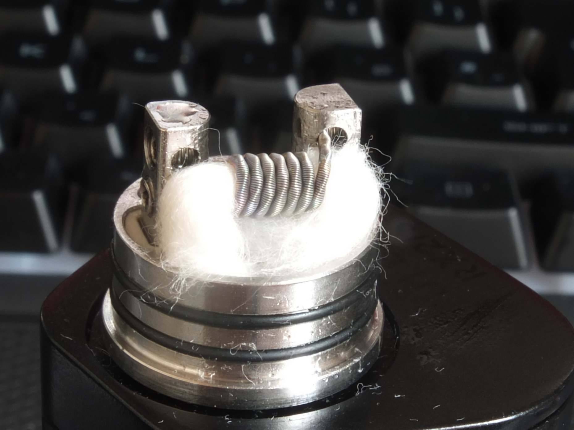 First successful twisted fused clapton, 3x30g ss316L, 36 KA1 wrap r