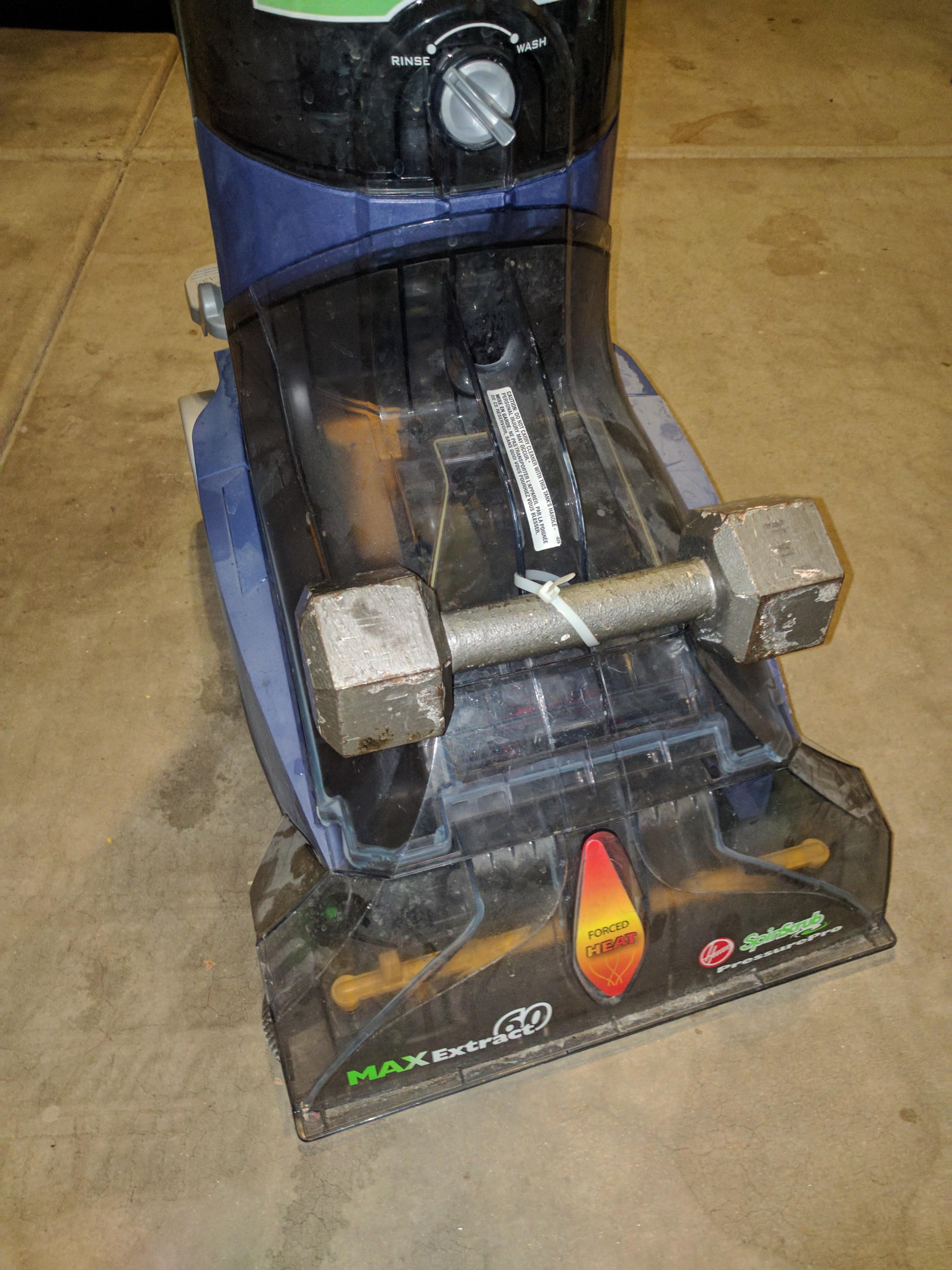 Easy trick to improve your carpet cleaners performance. Works like a