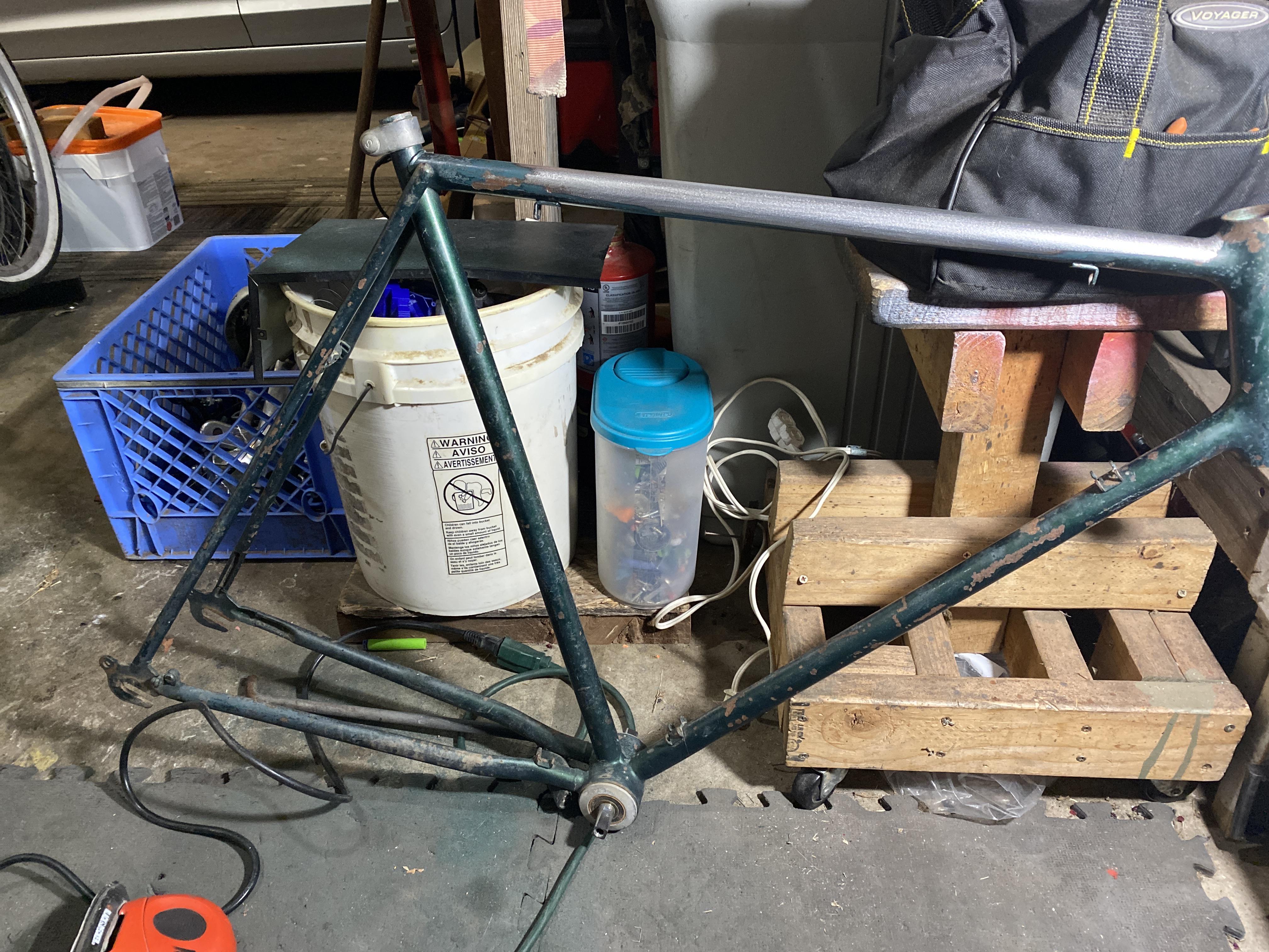 Just about finish taking off the parts starting to take the old paint