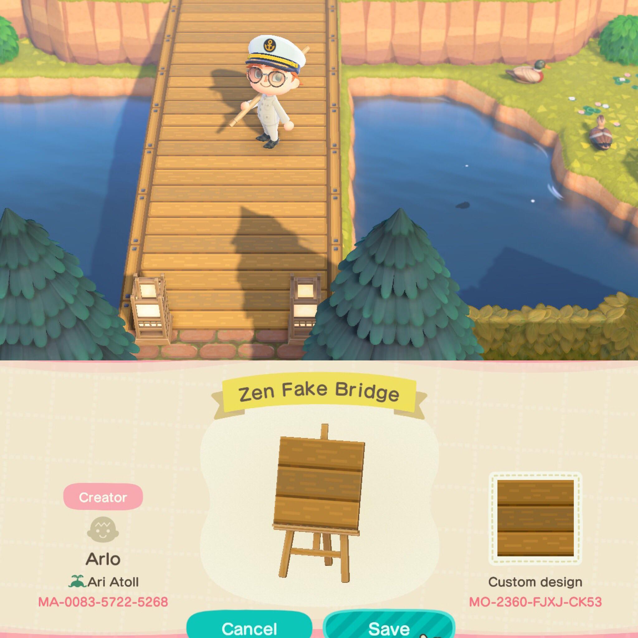 Fake zen bridge path for all your cliff needs! Comes with edges, does