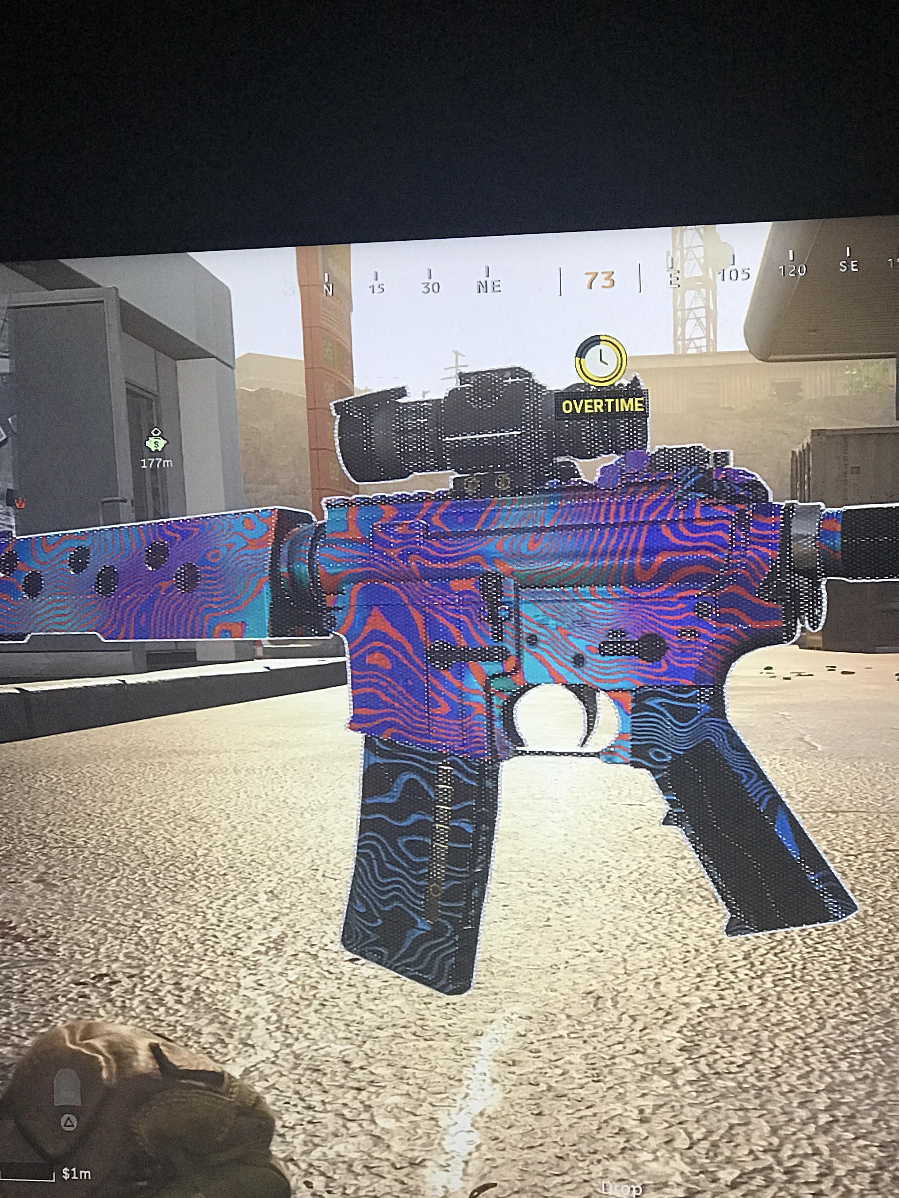 Never liked how parts of the guns were not fully damascus camo. Why