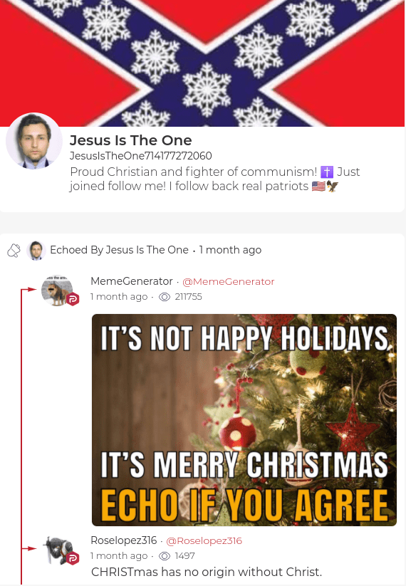 I guess no one ever told them that Christmas is actually a pagan