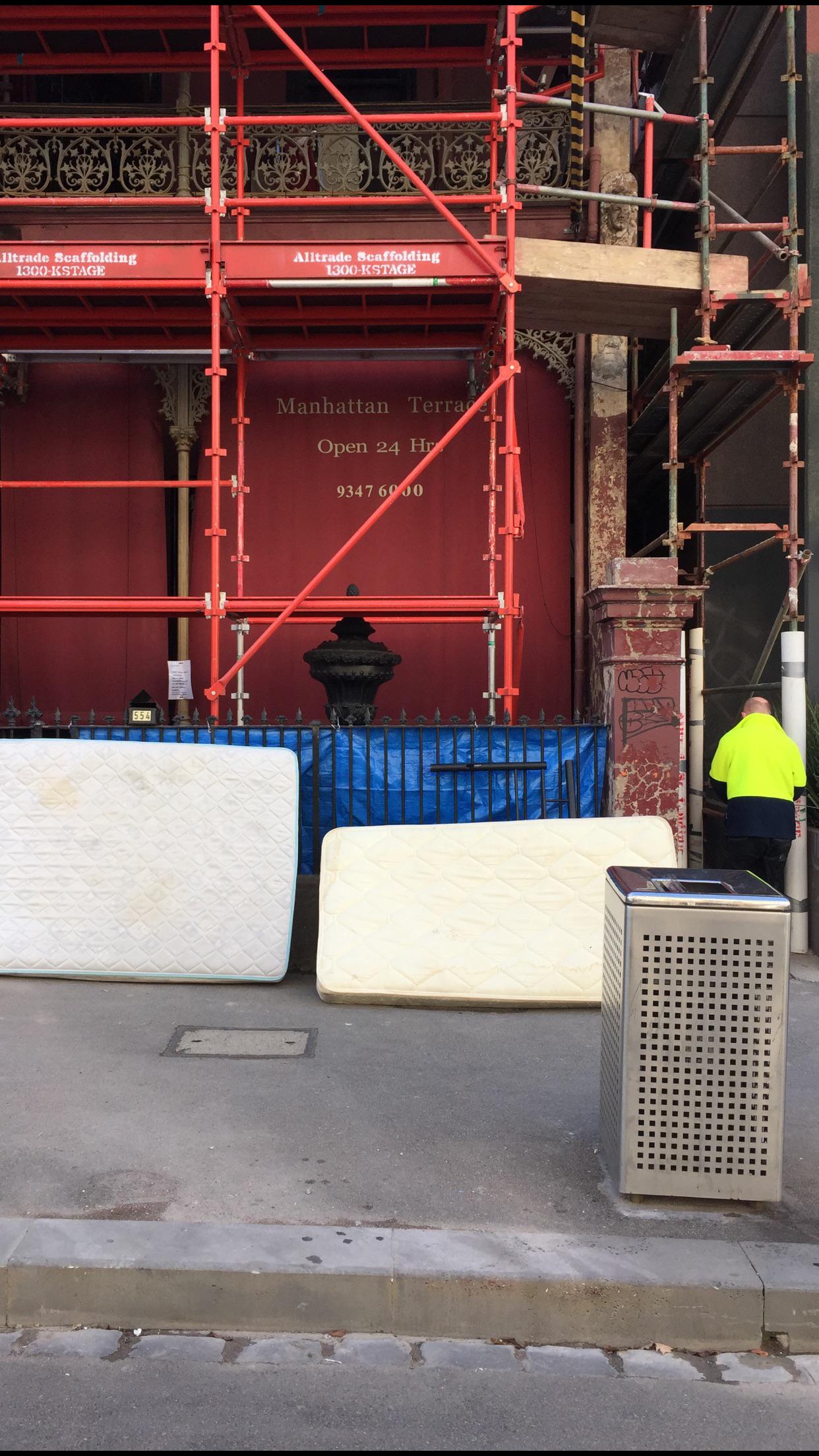 Used Mattress available from Manhattan Terrace Brothel... anyone keen