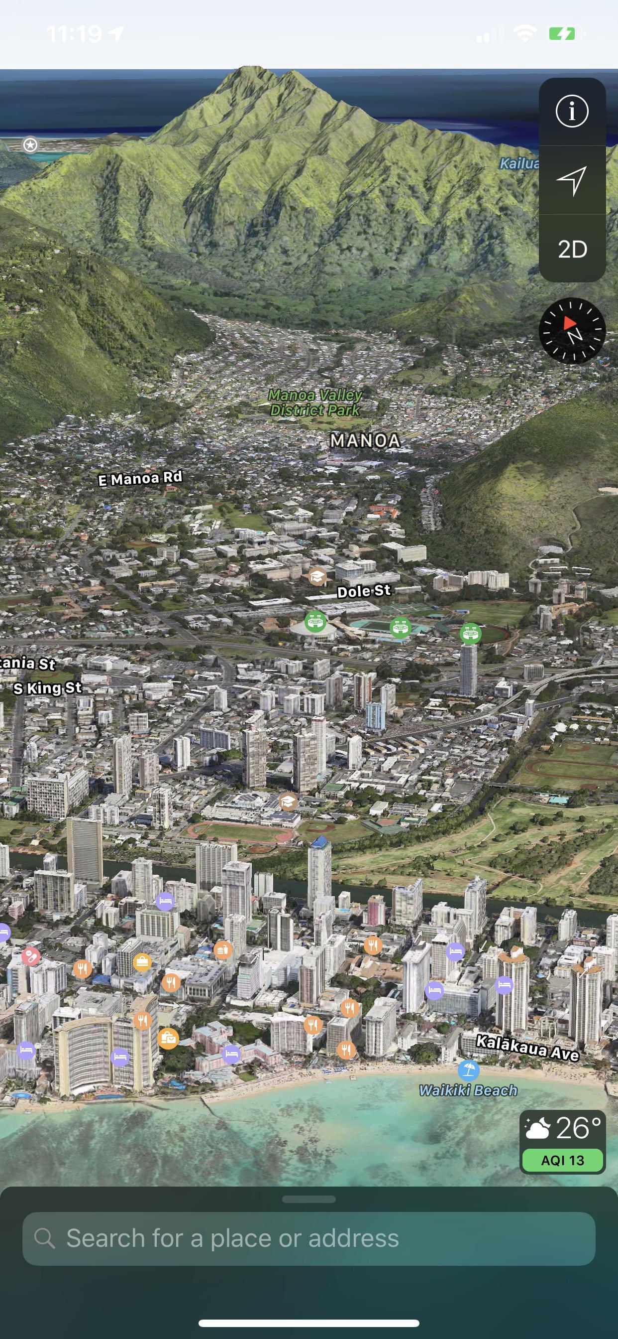 Maps’ flyover is insanely good in Honolulu, Hawaii r/iphone