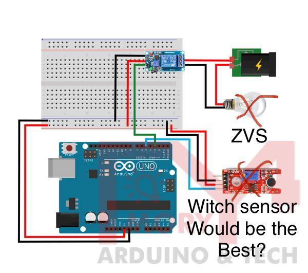 (For induction heater)Which Arduino sensor would you use to trigger the