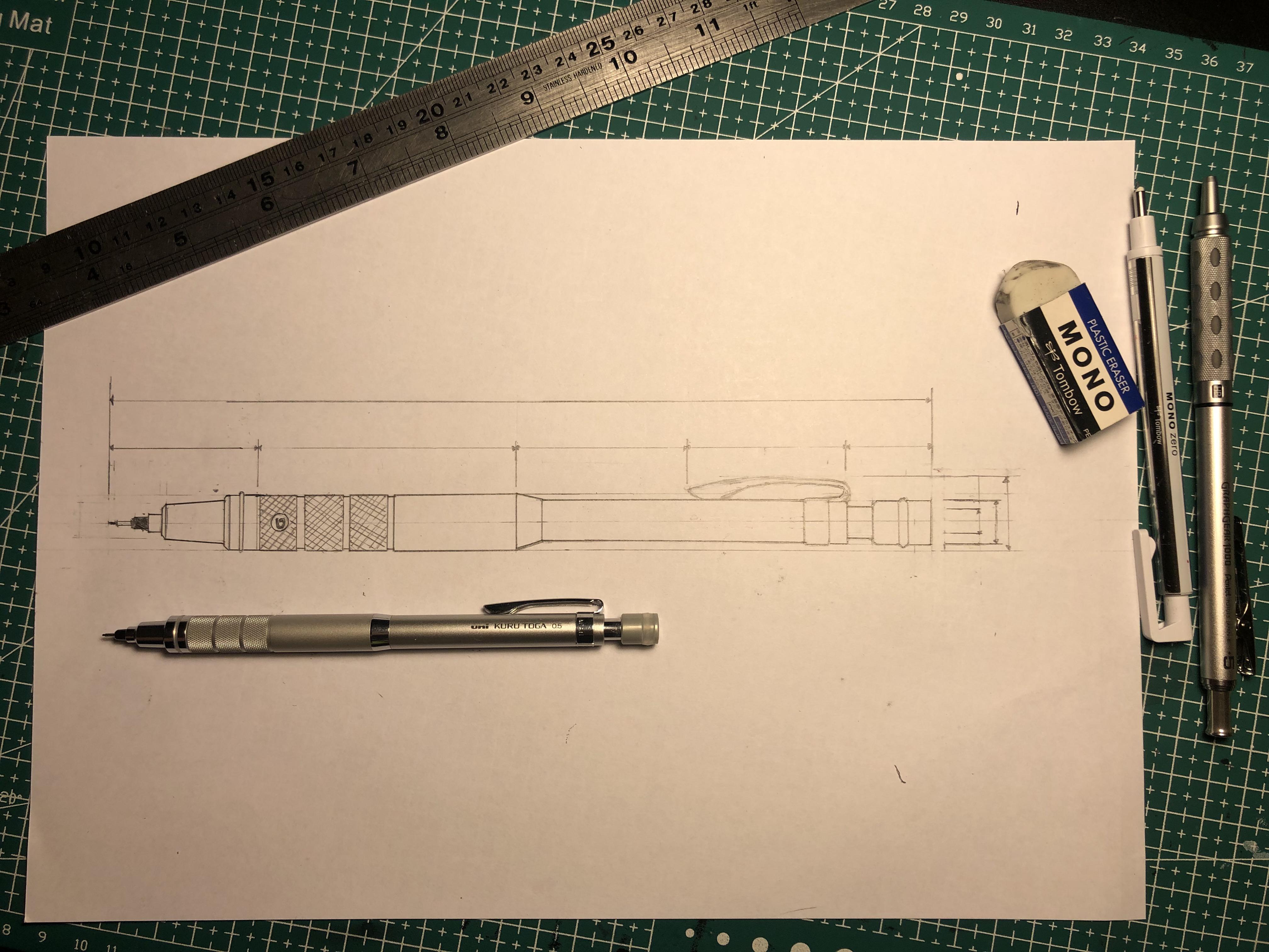 Drafting draftingpencils using draftingpencils r/mechanicalpencils