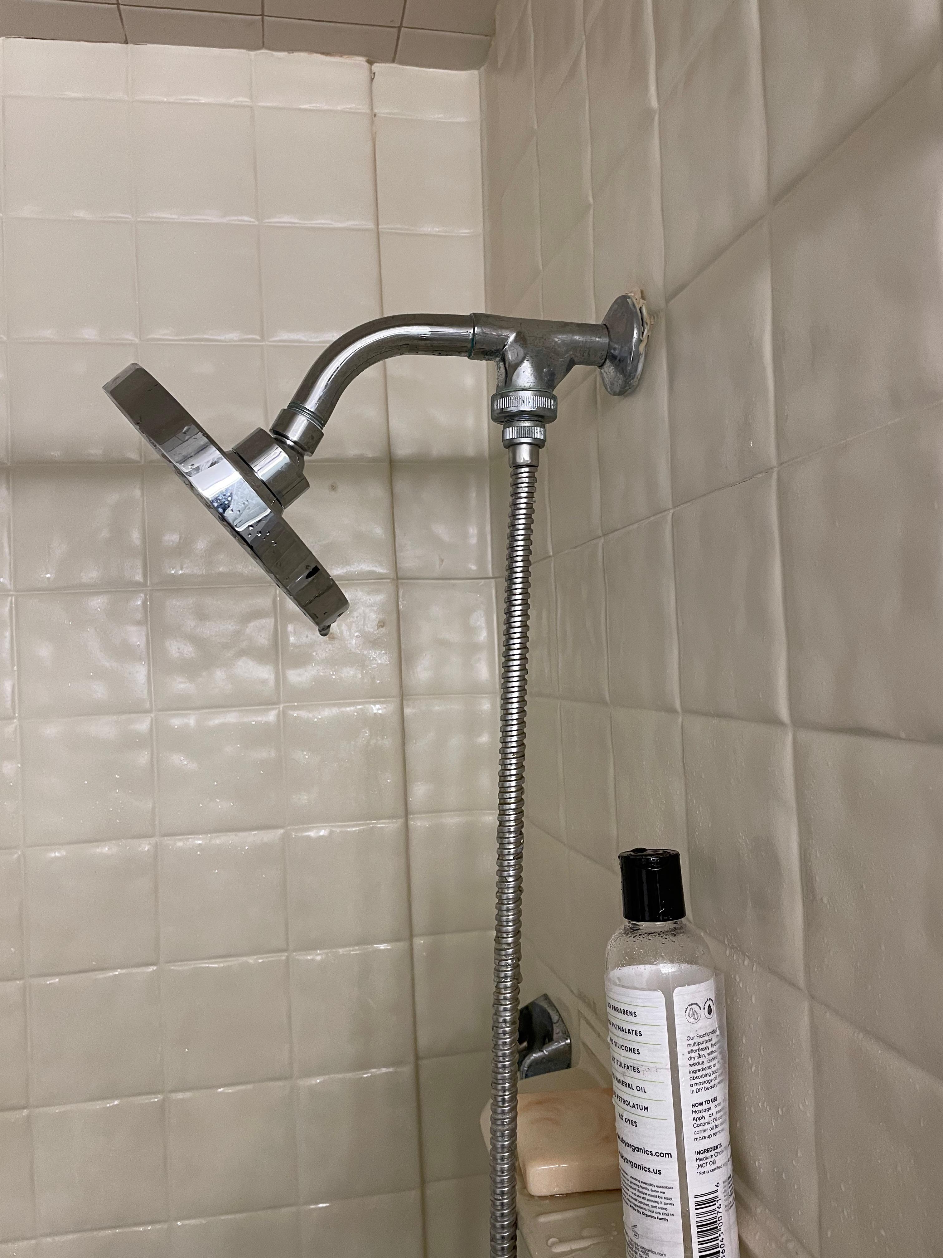 The hose is leaking and wasting water/killing water pressure in the