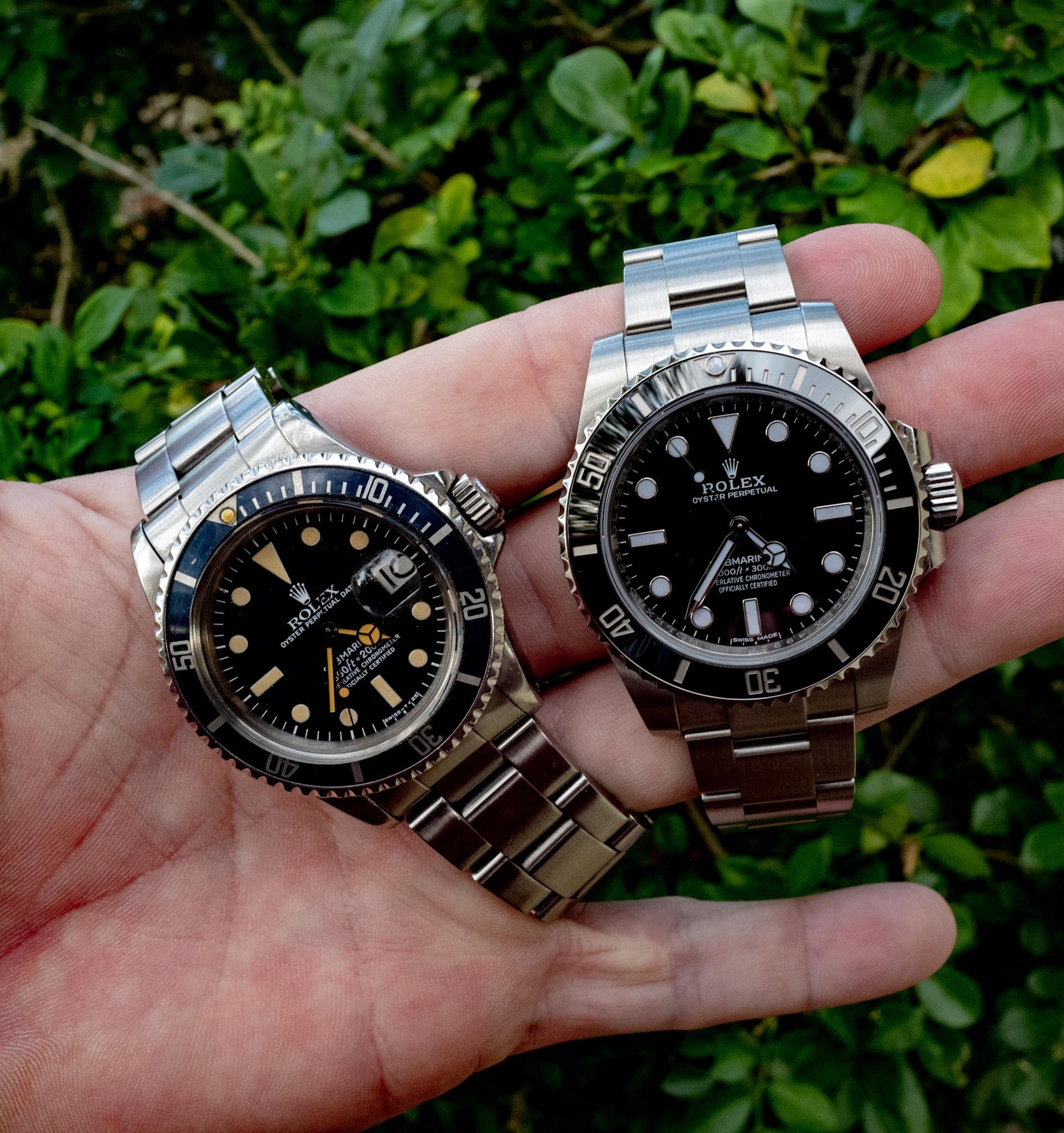 [rolex] submariners 44 years apart r/Watches