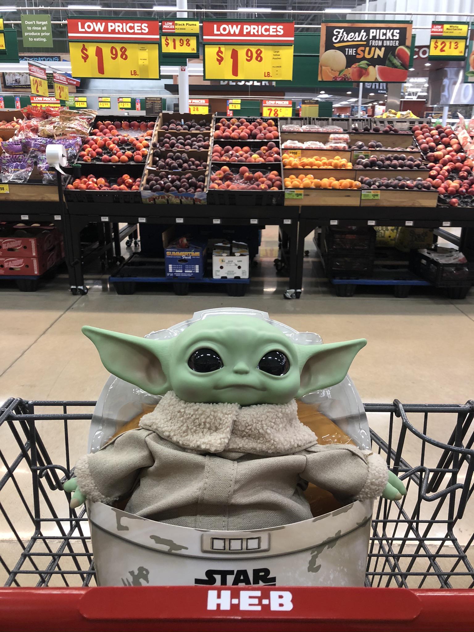 Shopping with the child r/BabyYoda