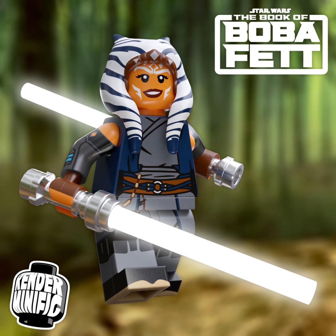 Custom Lego Ahsoka Minifigure r/just2good