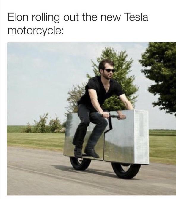 tesla cyberbike r/dankmemes