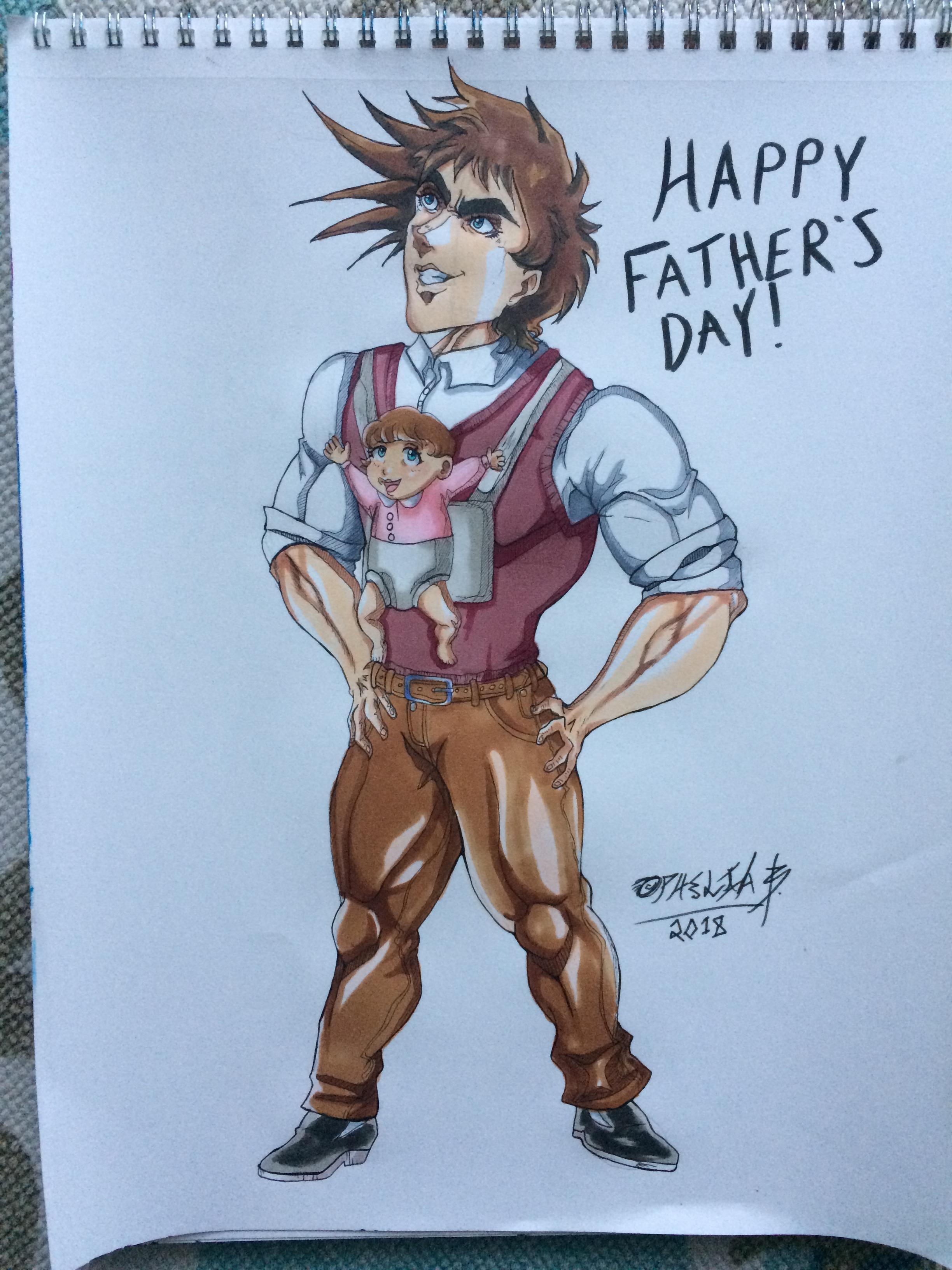 [Fanart] Happy Father’s Day, Joseph Joestar! r/StardustCrusaders
