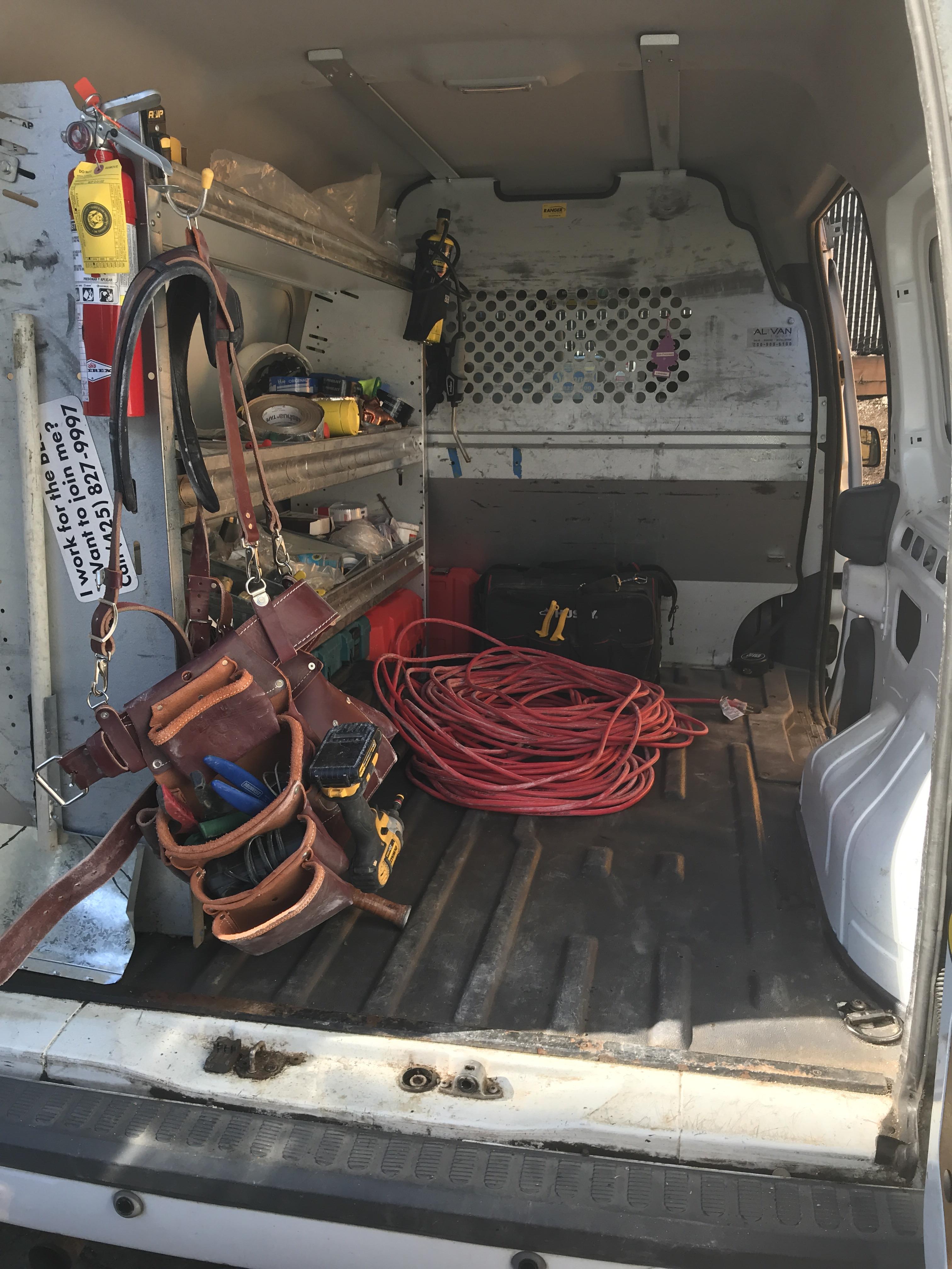 Long needed van cleaning HVAC