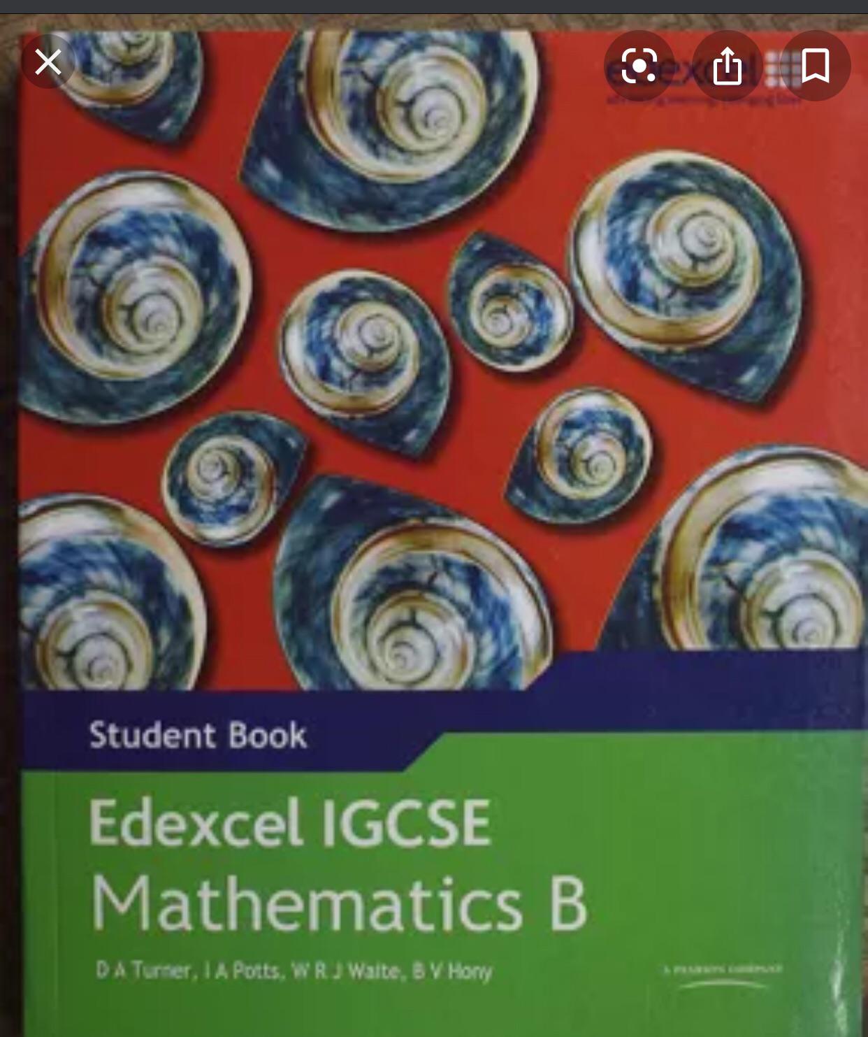 Edexcel IGCSE Math B pdf, please? r/GCSE