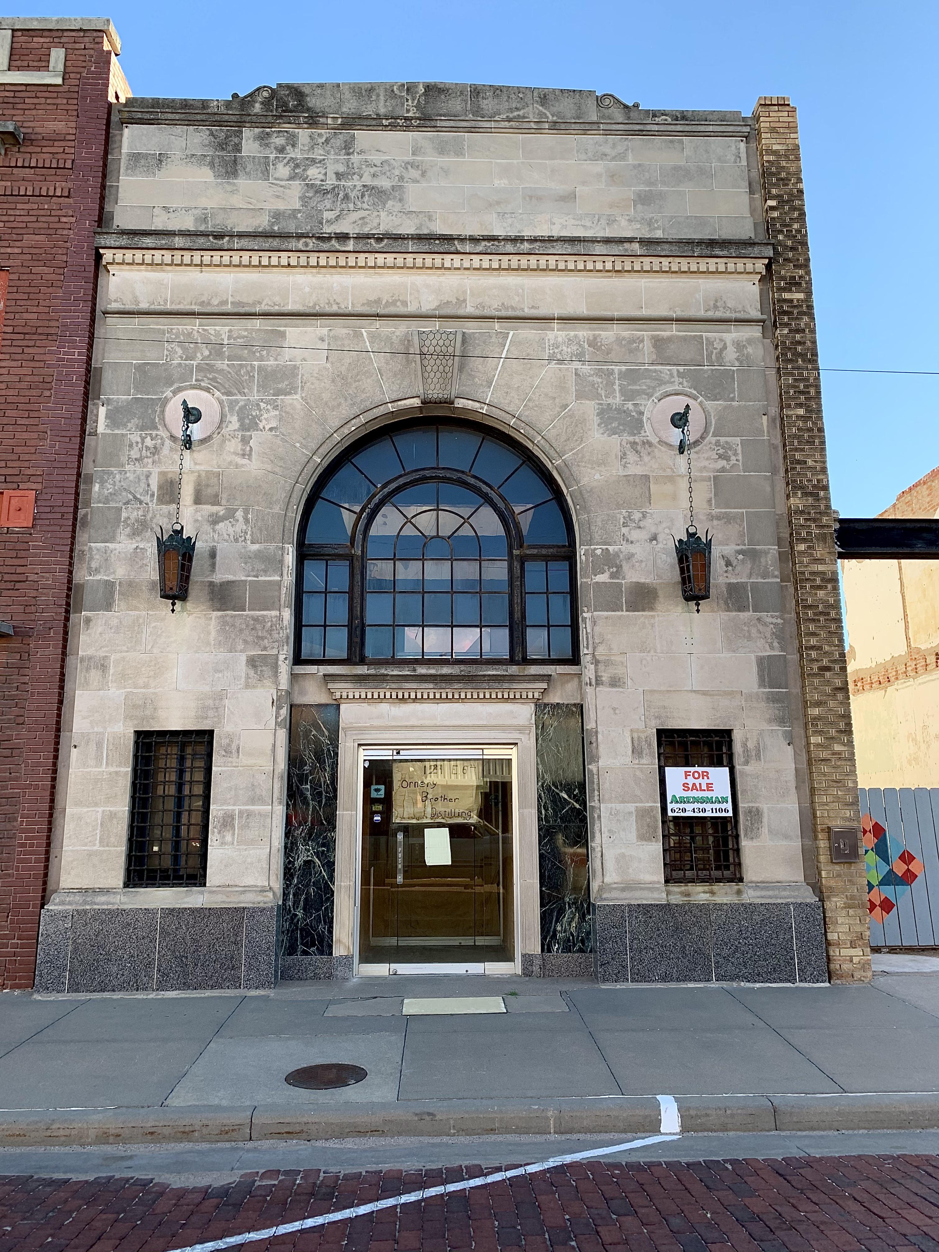 This building sticks out in Kinsley, KS Pictures