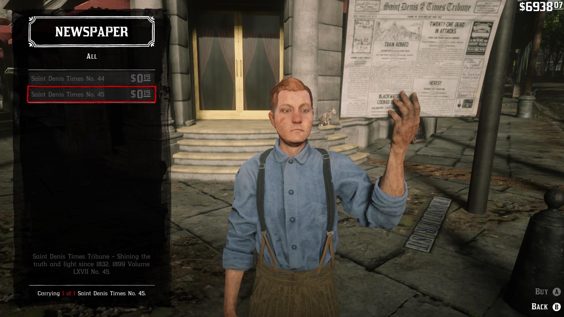 Any reason why the Saint Denis newspaper vendor looks so much like