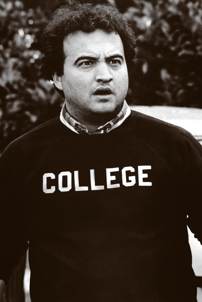 Animal House "College" sweatshirt worn by Bluto (John Belushi) r