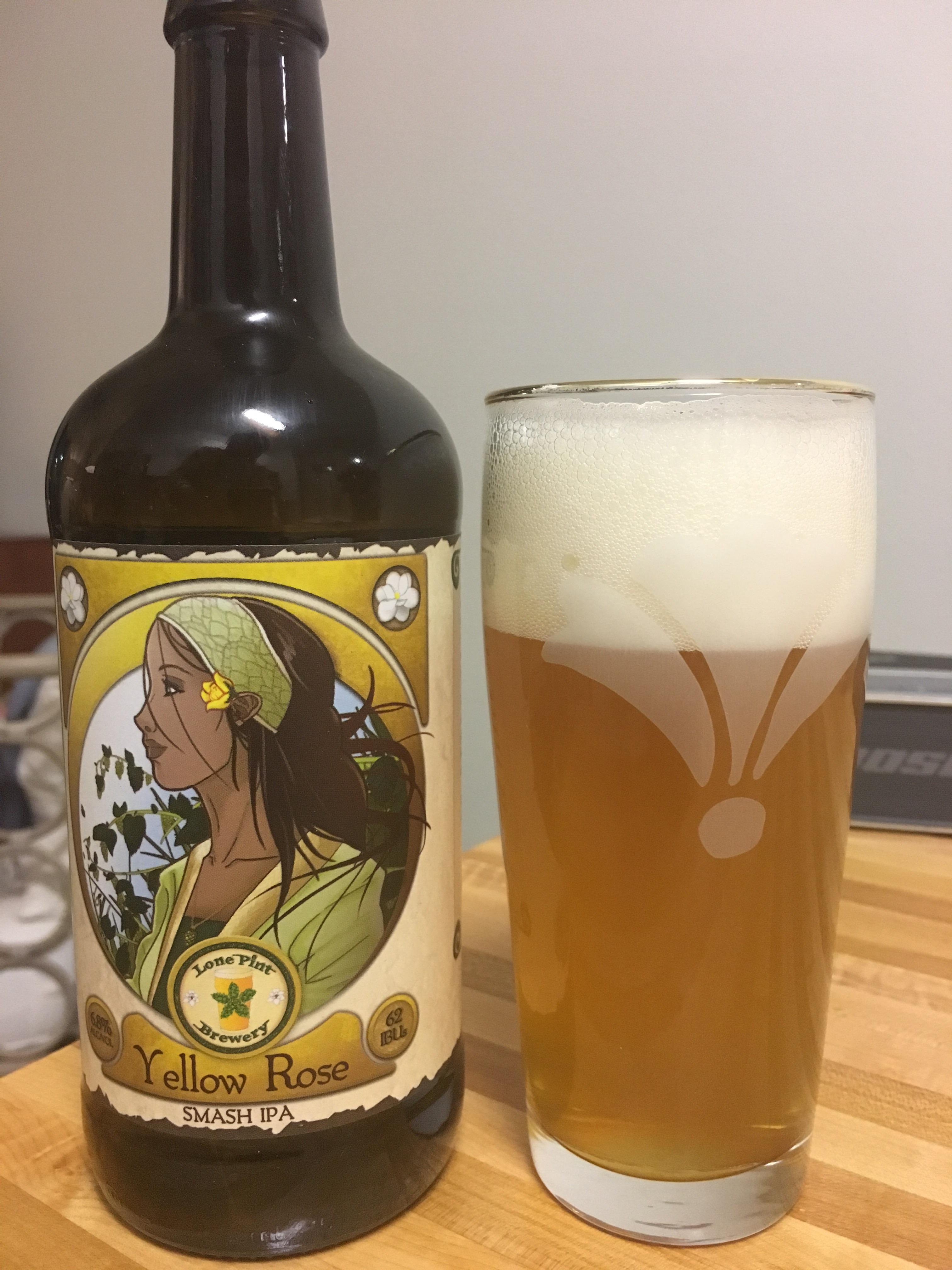 Lone Pint Yellow Rose r/beerporn