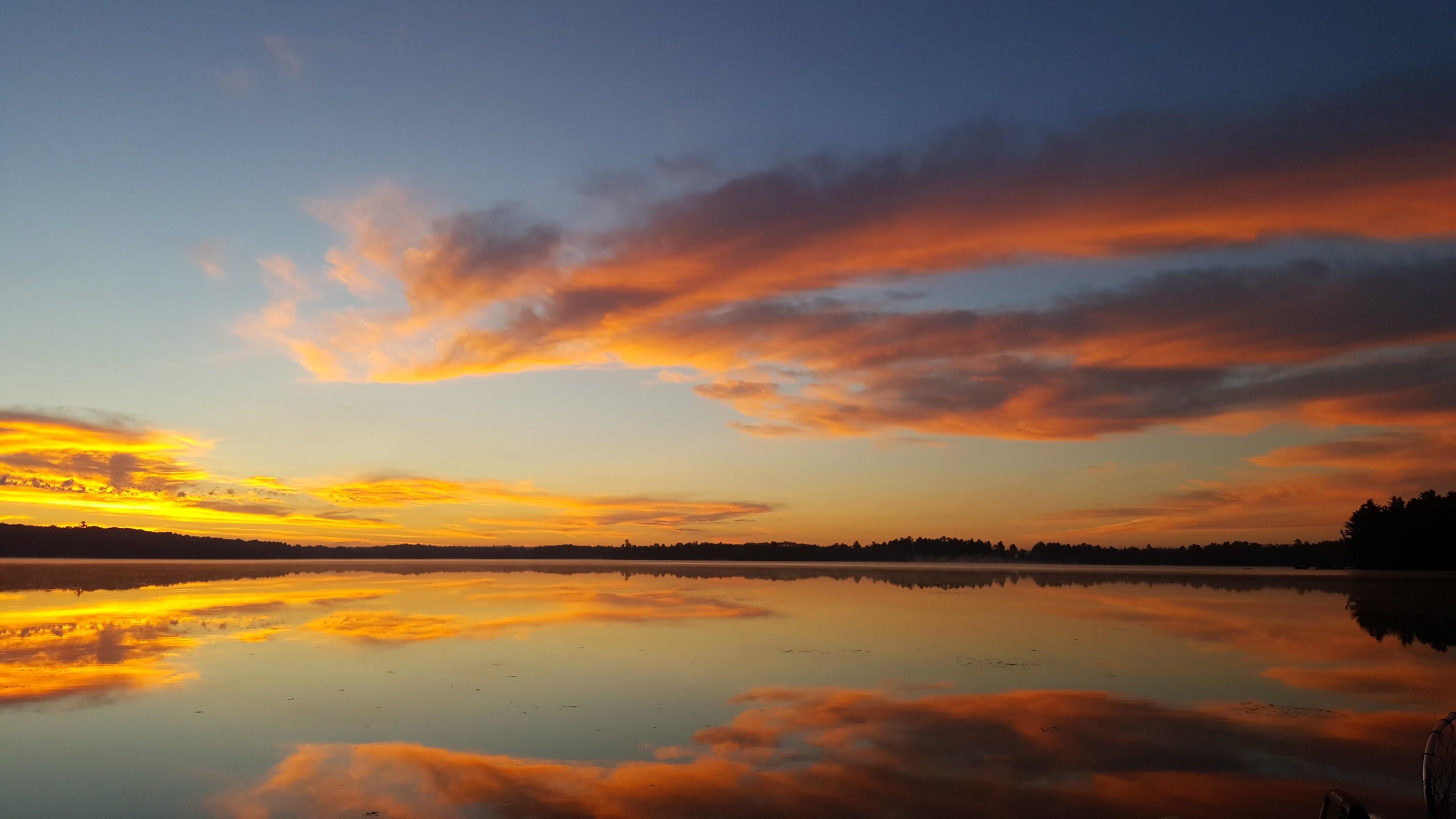 Lost Lake, St. Germain, WI r/SkyPorn
