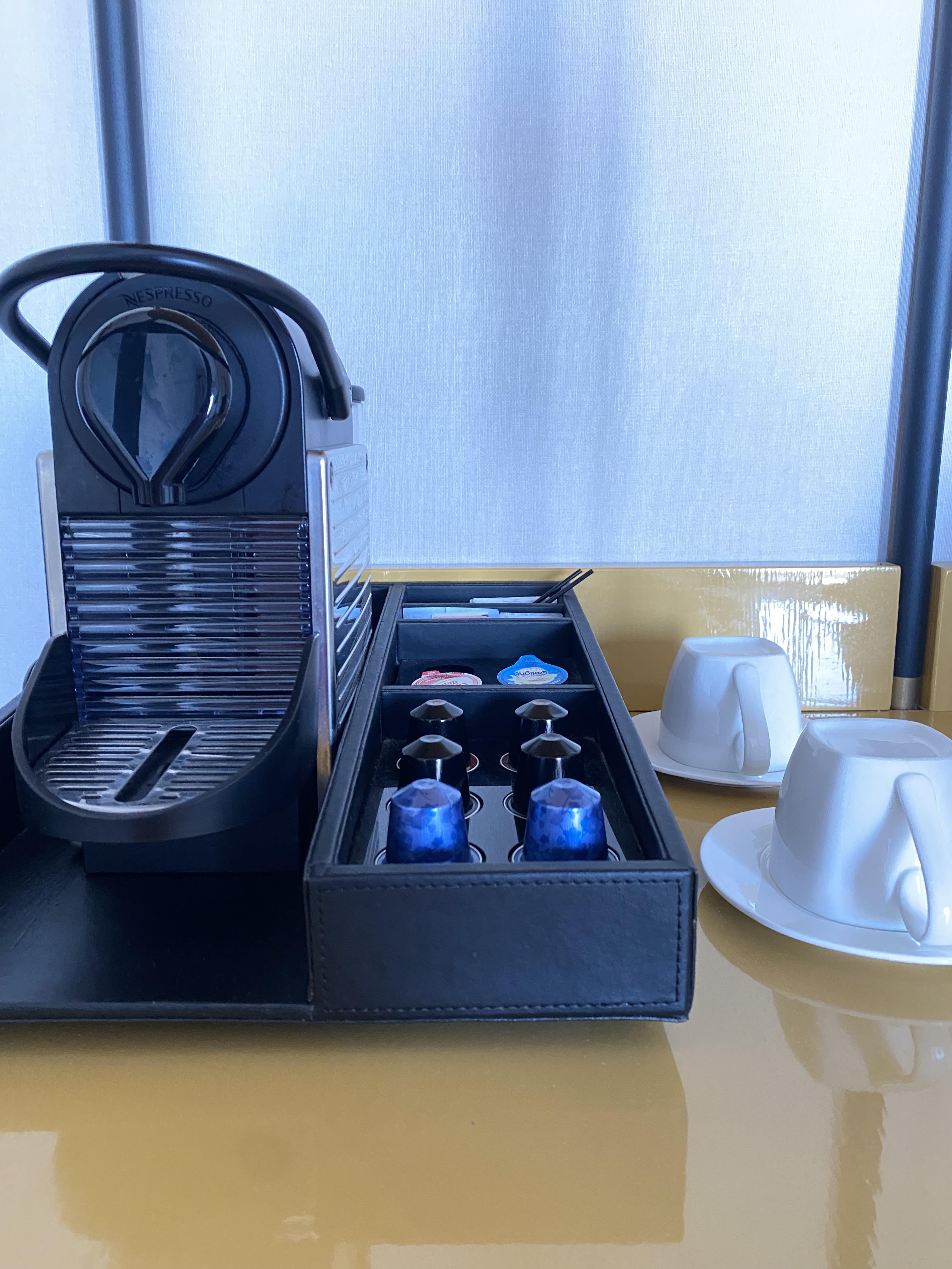 Meanwhile, lucked out in my hotel room! r/nespresso