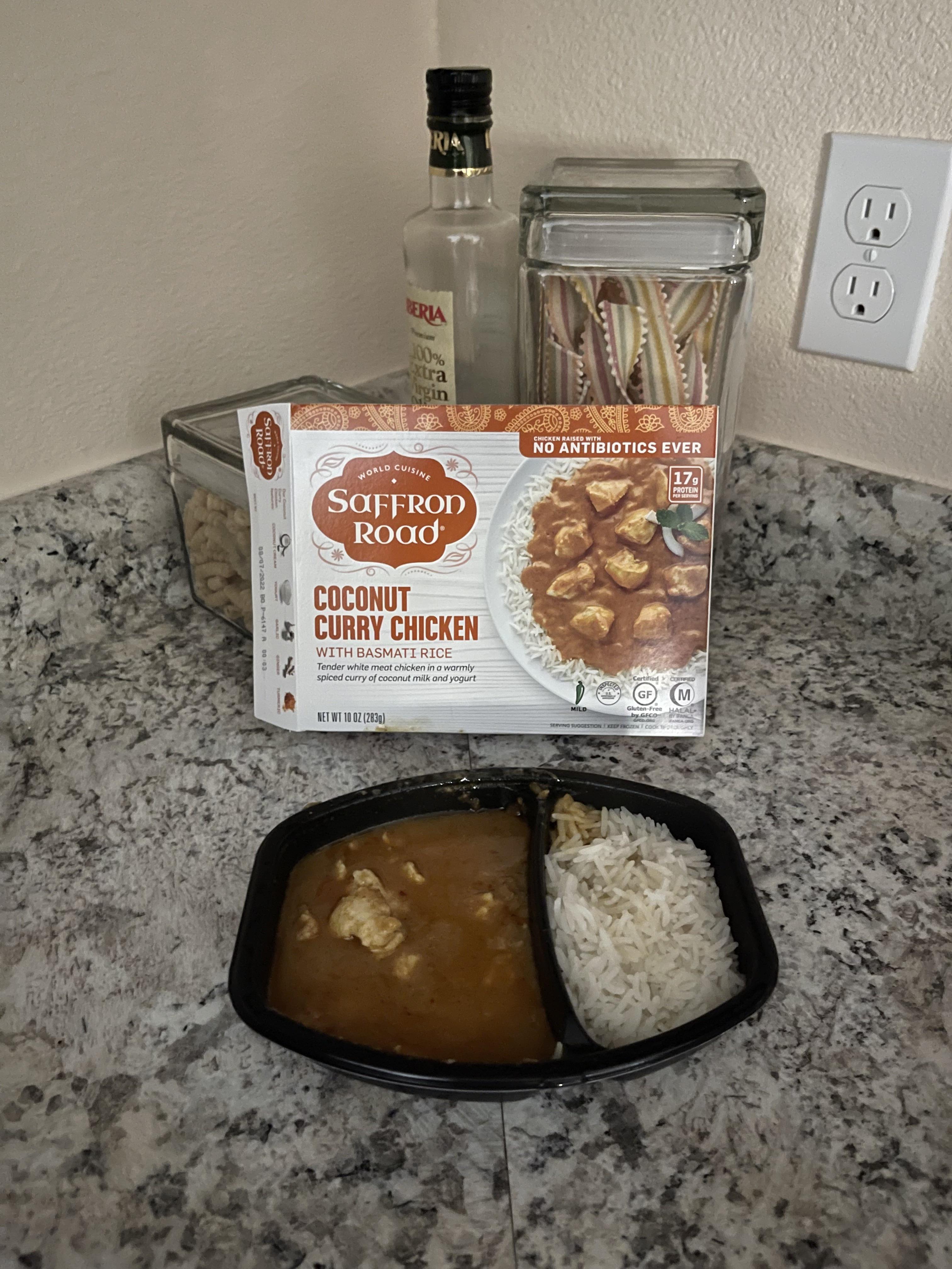 Saffron Road Coconut Curry Chicken With Basmati Rice Frozen, 57 OFF