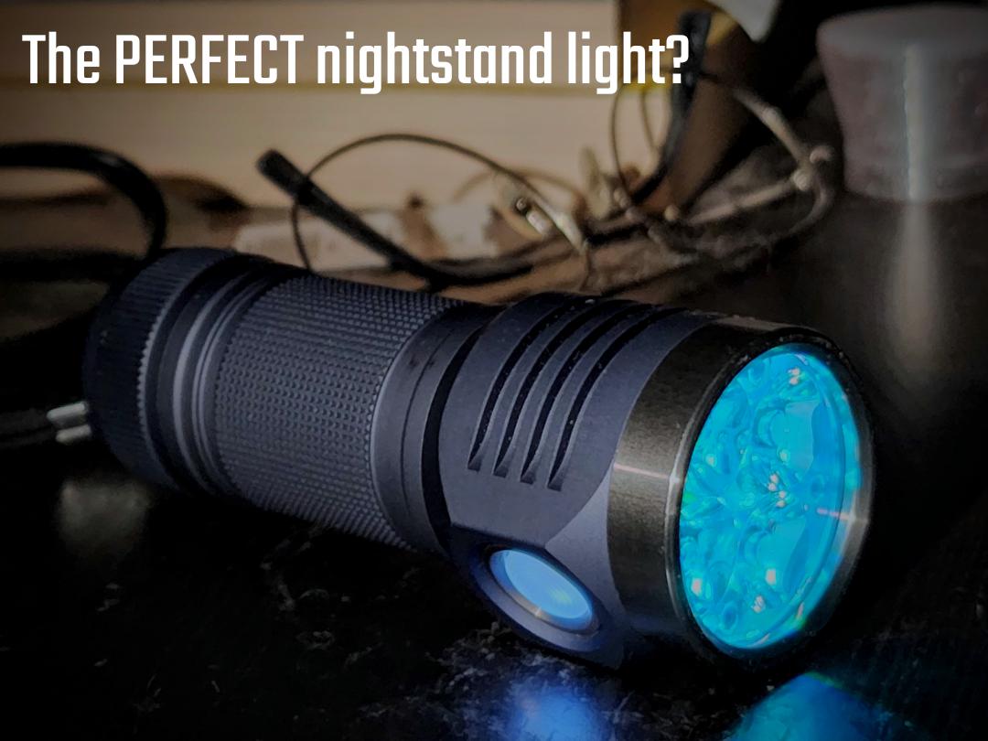 A case for the Emisar D4SV2 dual channel as a nightstand light r