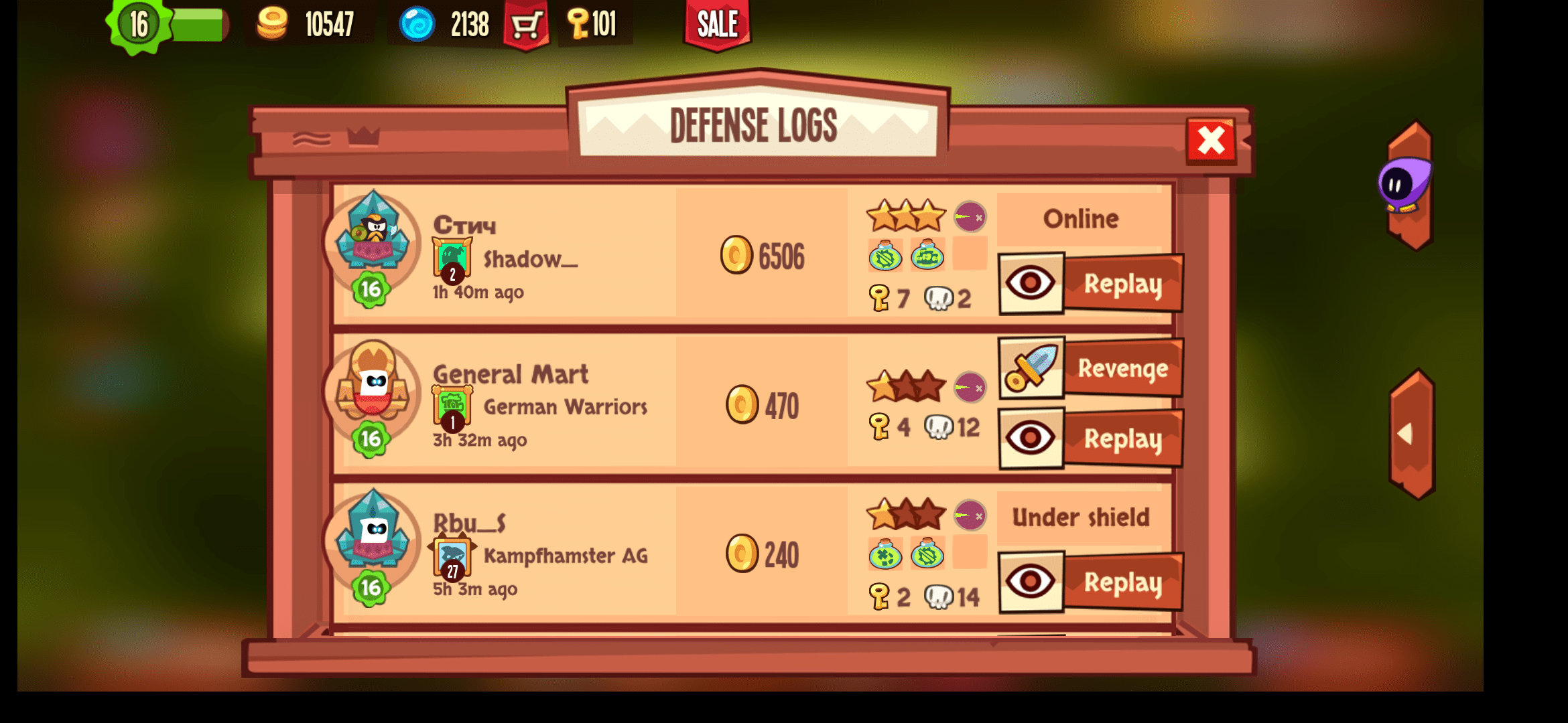 Gem defense chance was worth it r/kot