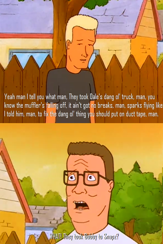 Boomhauer, where did everybody go? r/KingOfTheHill