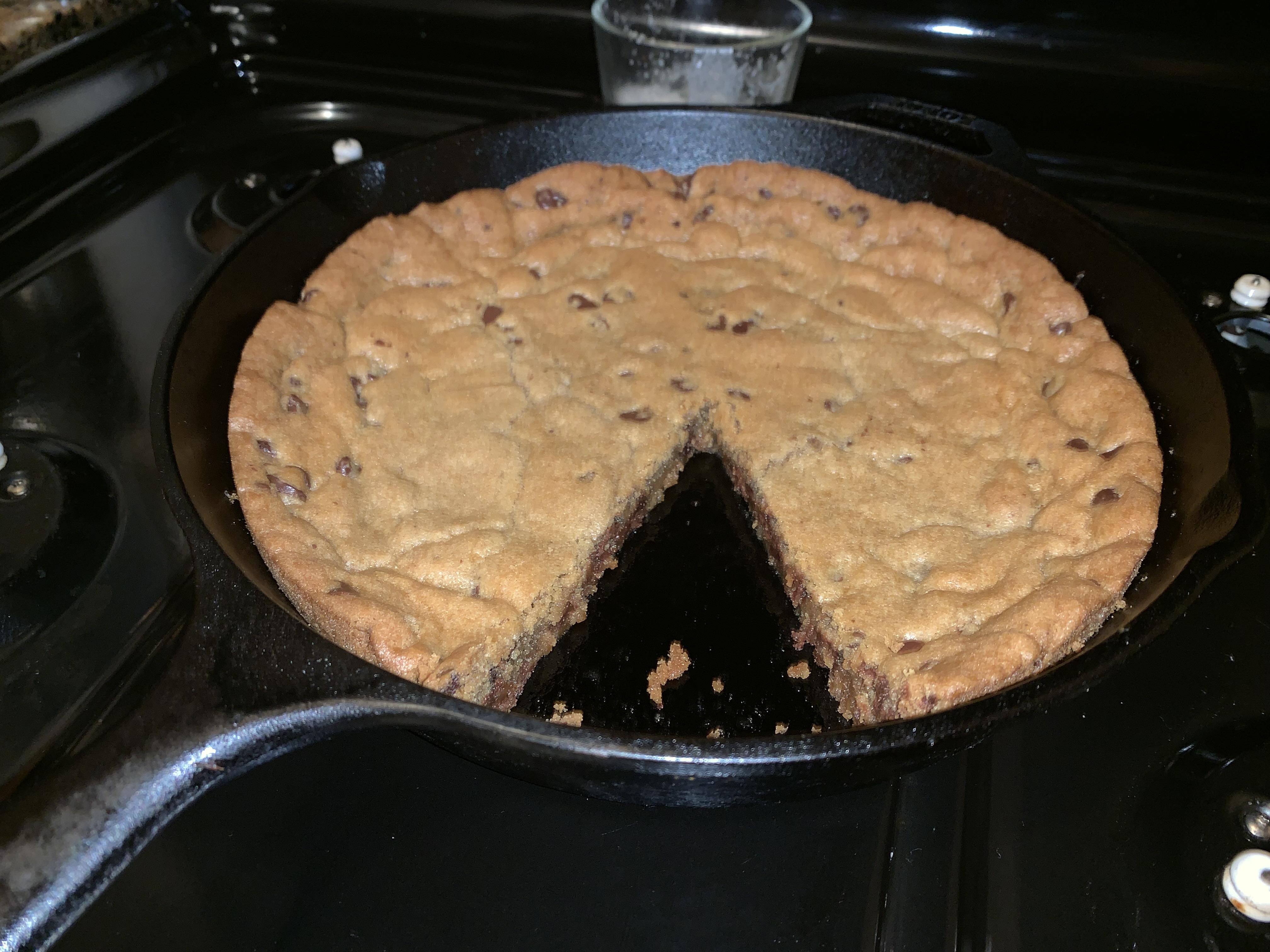 First cast iron skillet cookie was a success! r/castiron