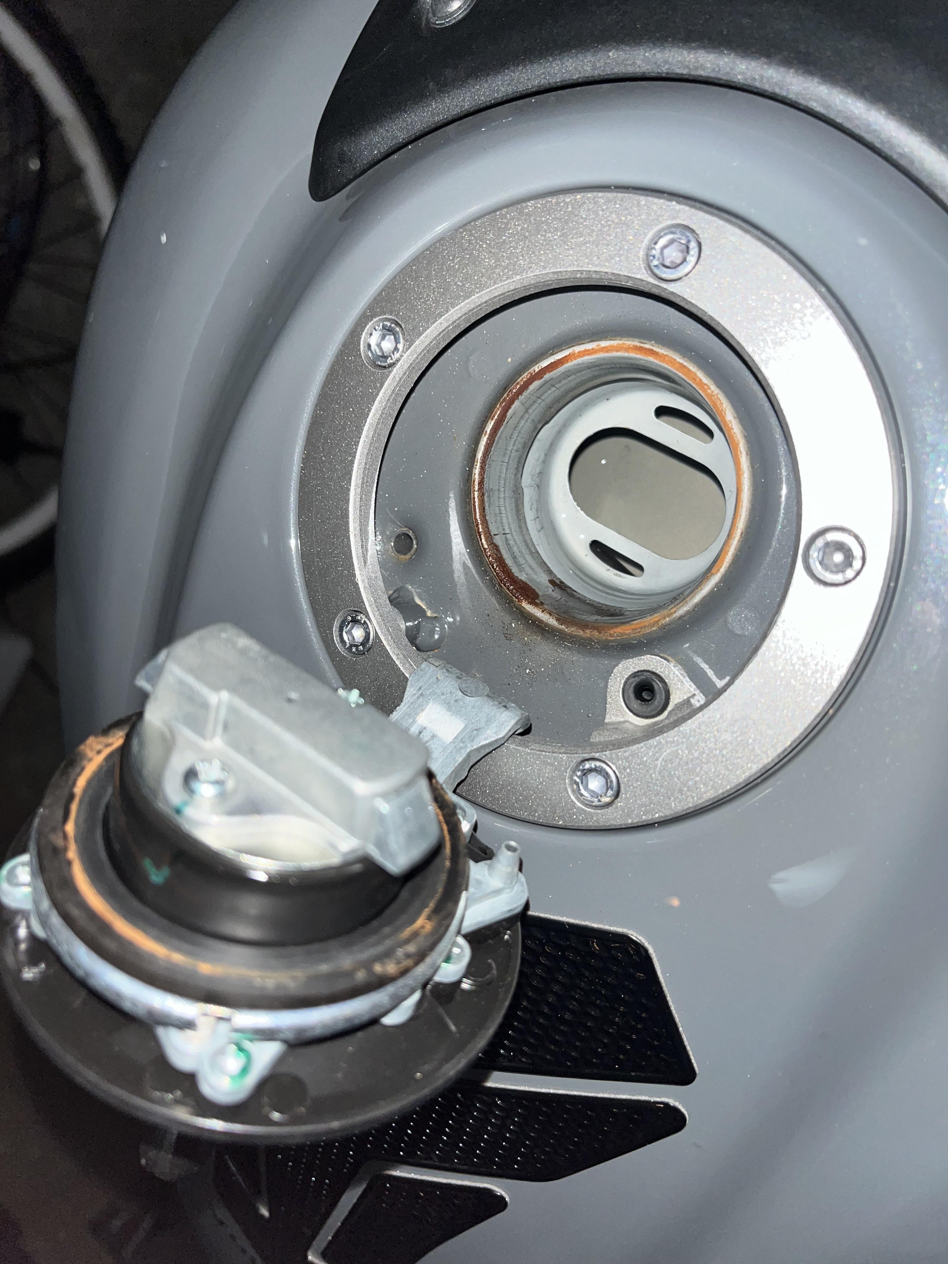 Rust around gas cap area r/motorcycles