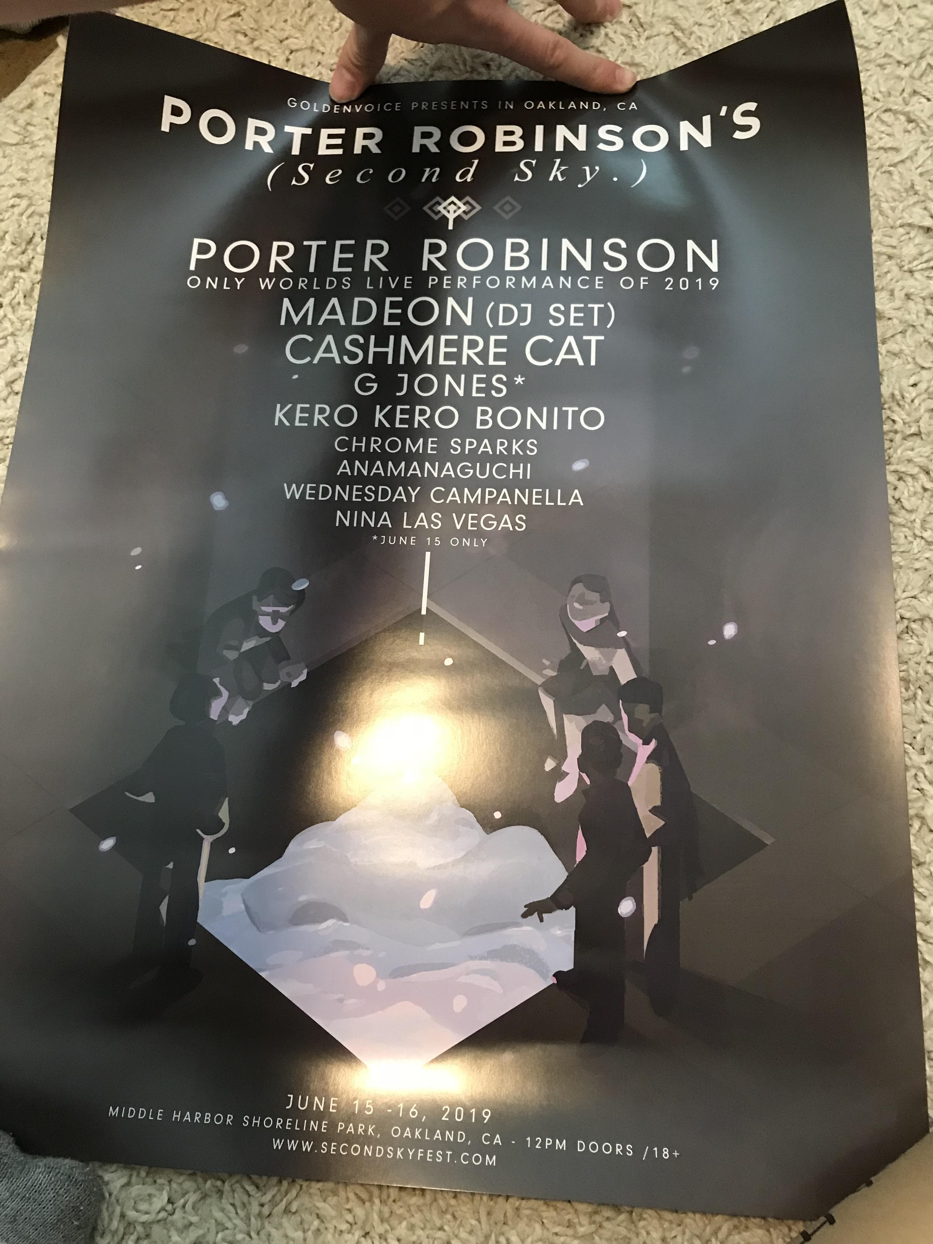 Poster just came in! r/porterrobinson