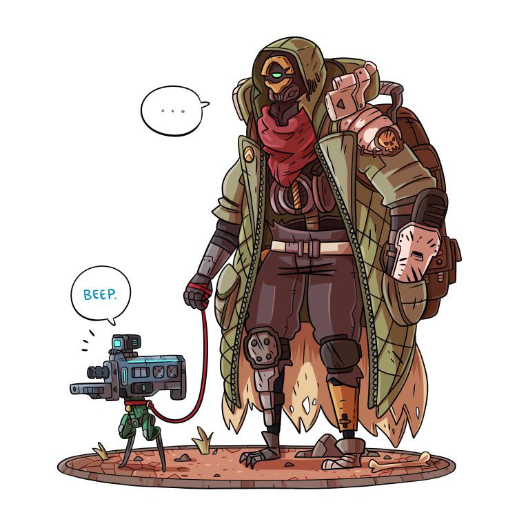 Fl4k’s New Pet Art by Zetrystan on Tumblr borderlands3