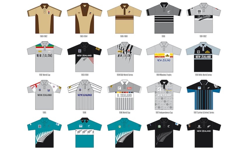 The evolution of the New Zealand Cricket Jersey r/Cricket