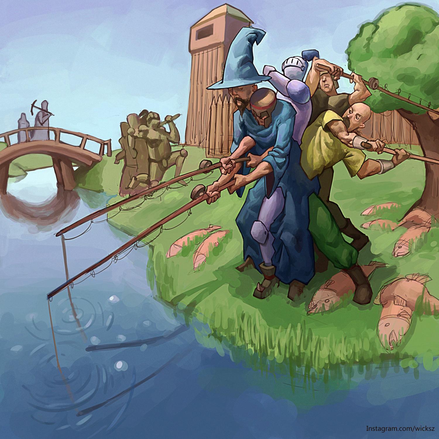 Fishing at Barb Village r/runescape