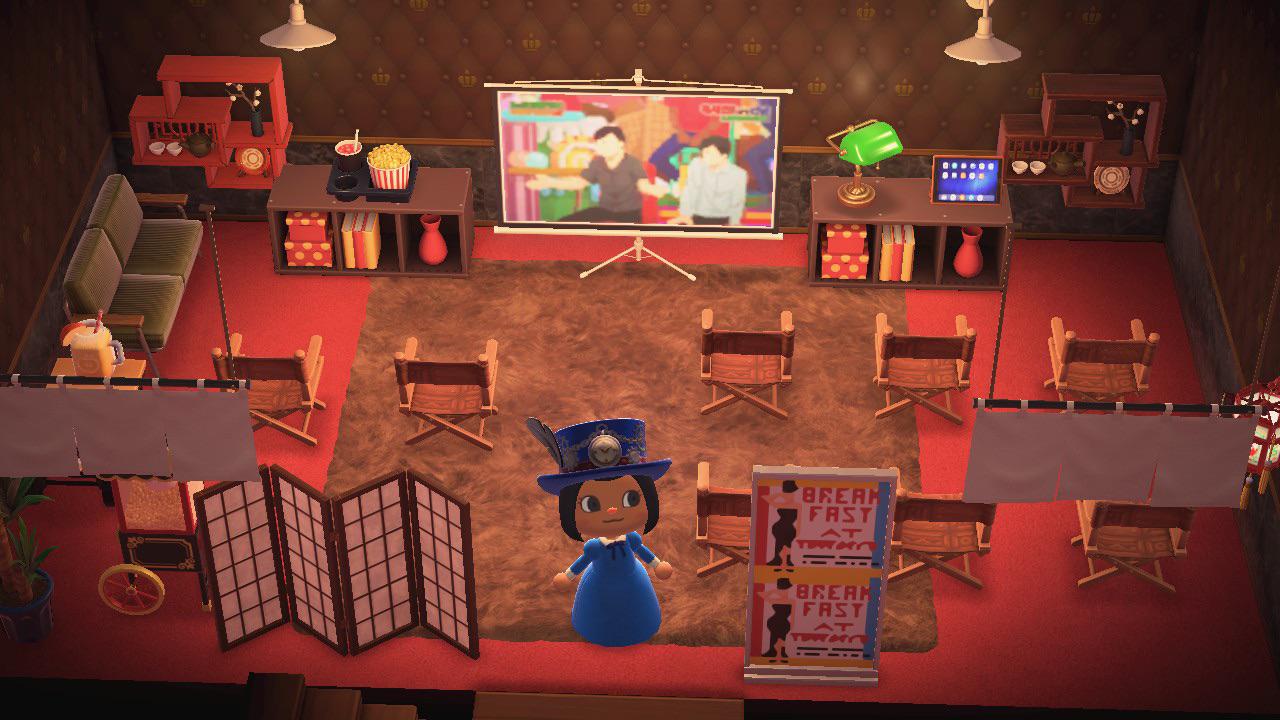 Basement movie theater!! r/acnh